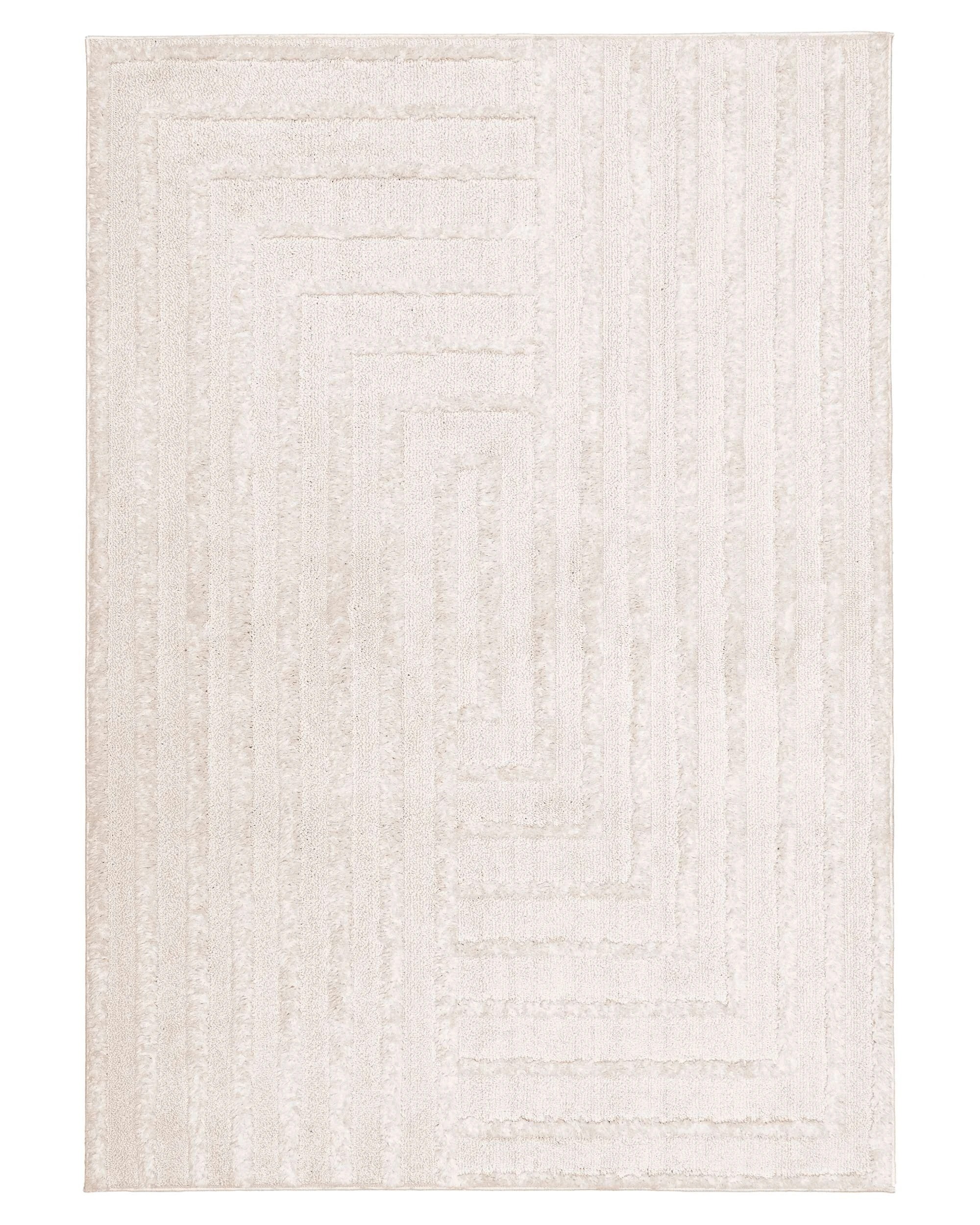 1 Loopsie Stazz Modern Rug-230cm x 160cm - White, 1 of 8