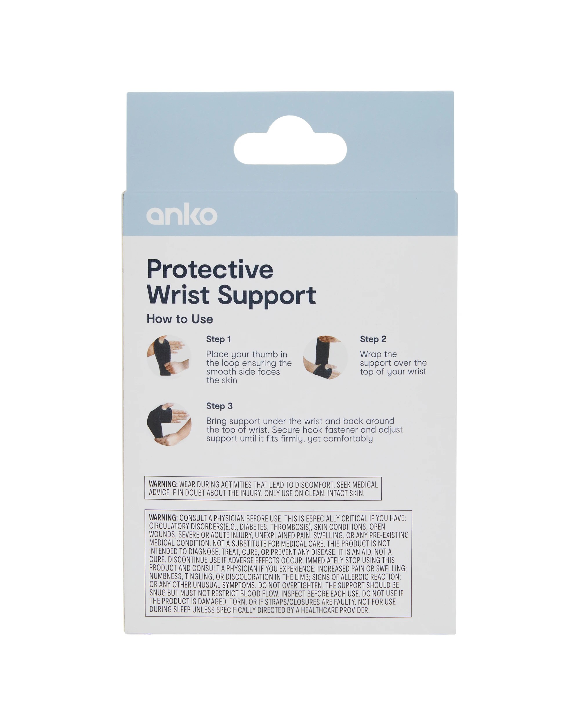 6 Protective Wrist Support - Black, 6 of 6