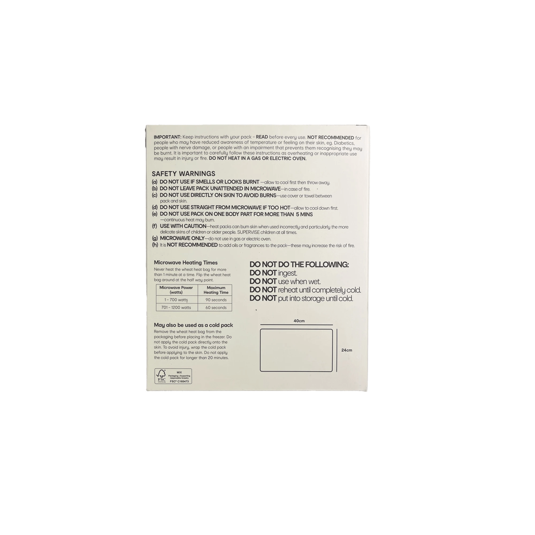 5 OXX Essentials Heat Pack Wheat Bag - Purple, 5 of 5