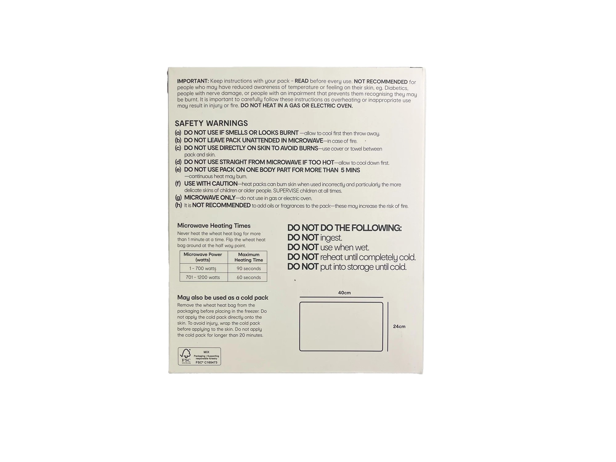 5 OXX Essentials Heat Pack Wheat Bag - Purple, 5 of 5