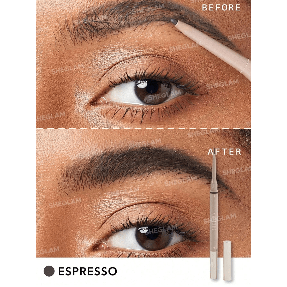 2 SHEGLAM Brows on Demand 2-in-1 Brow Pencil - Espresso, 2 of 5