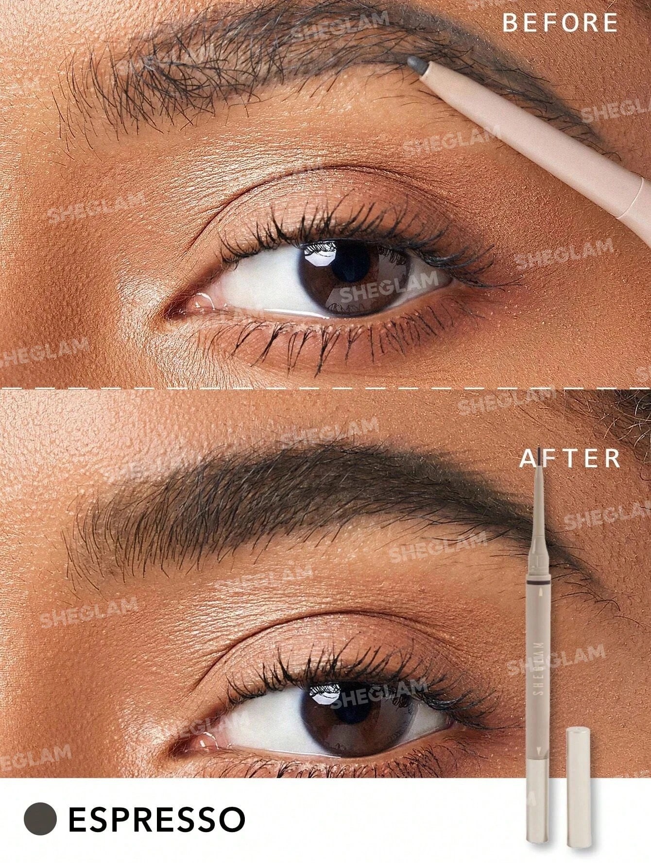 2 SHEGLAM Brows on Demand 2-in-1 Brow Pencil - Espresso, 2 of 5