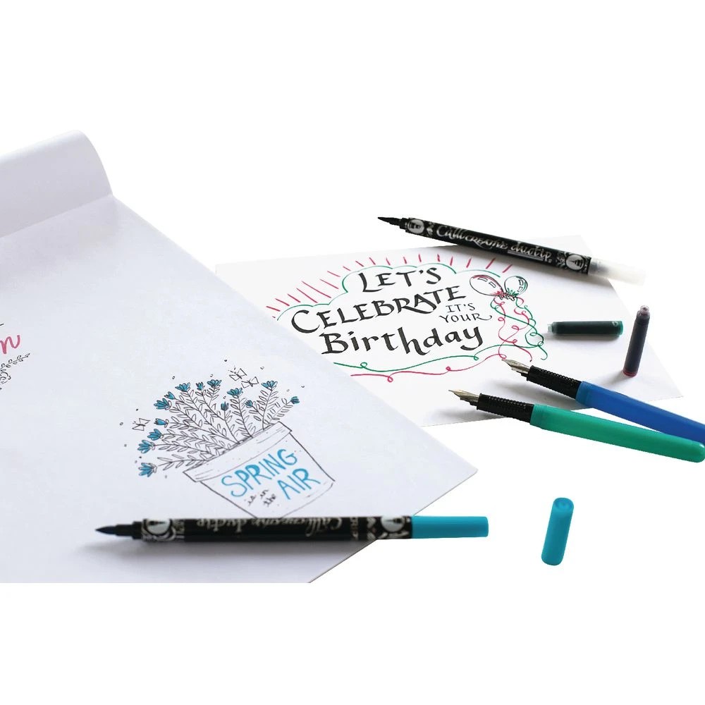 3 Manuscript Calligraphy Compendium Set 29 Piece, 3 of 6