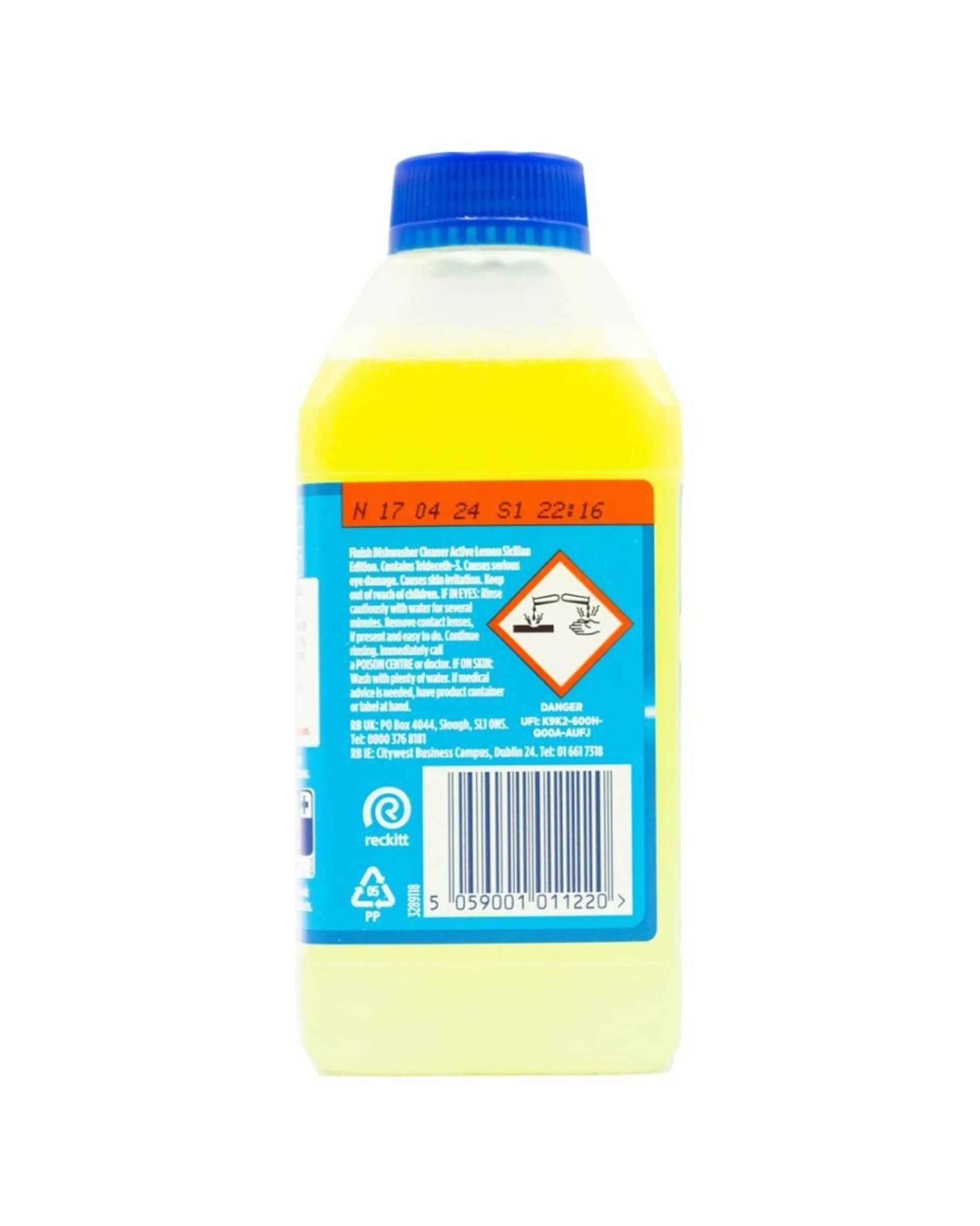 5 Finish 6PK Finish Dishwasher Deep Cleaner Active 250ml - Lemon - Pack., 5 of 5