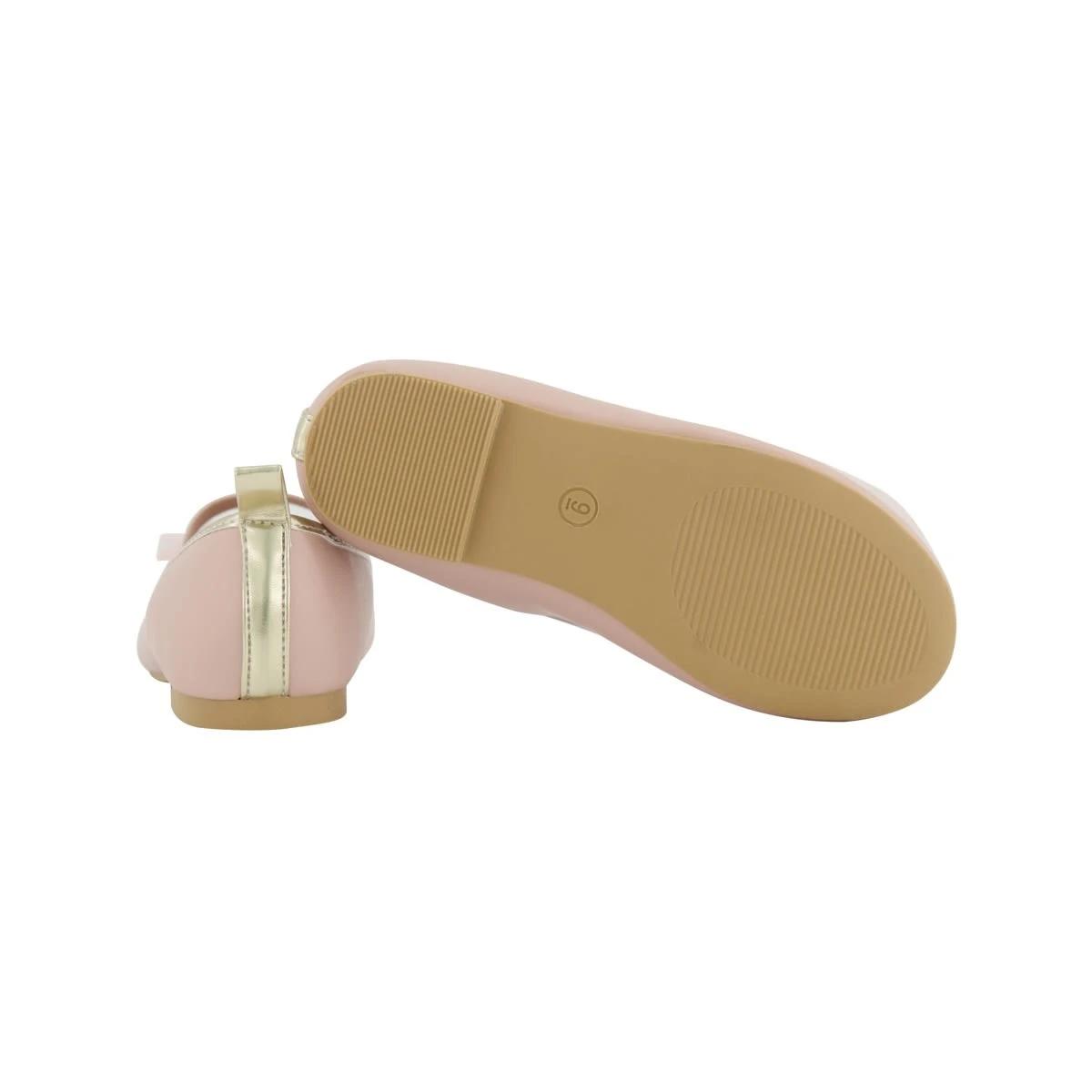 5 Junior Flats SILVER PINK, 5 of 5