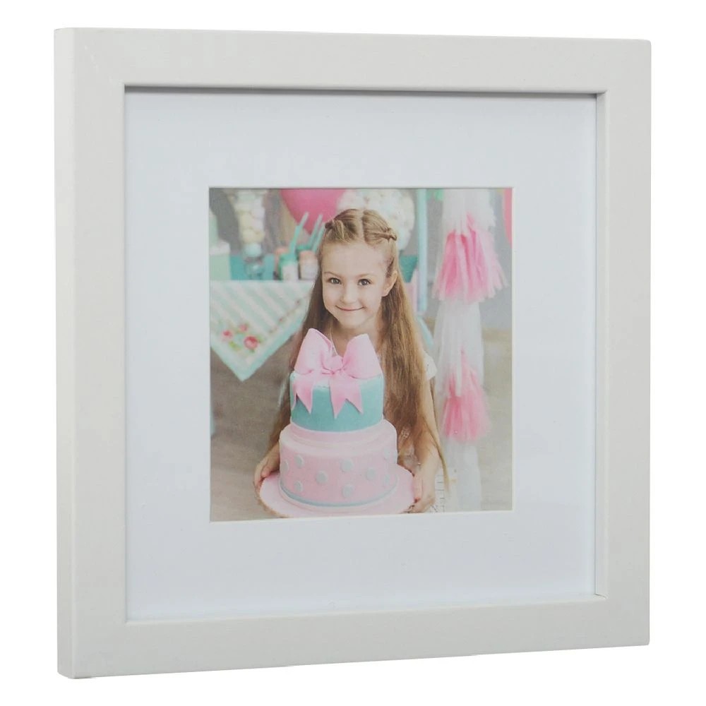 4 Display Frames and Ledge Box Set White, 4 of 5