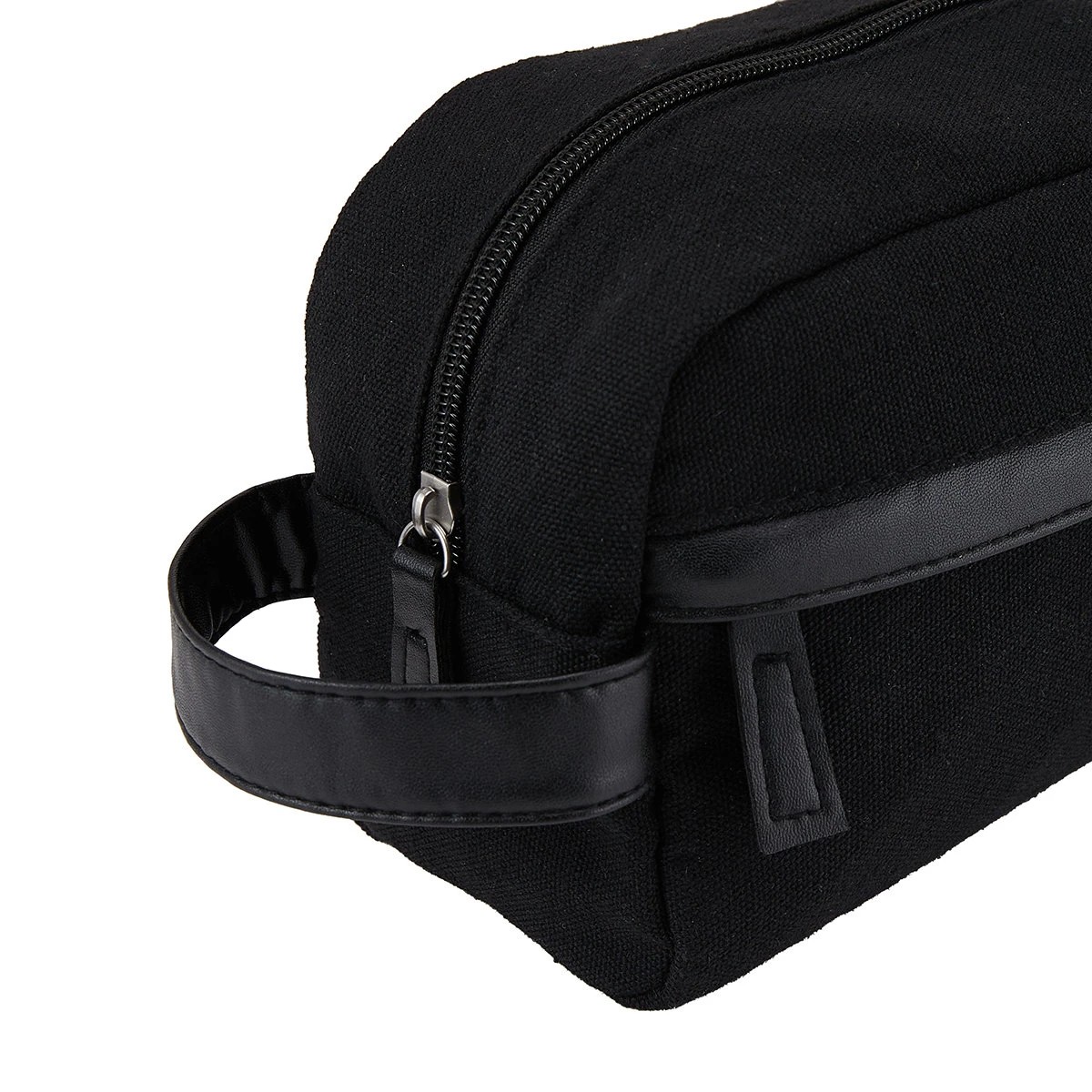 4 Canvas Washbag - Black, 4 of 9