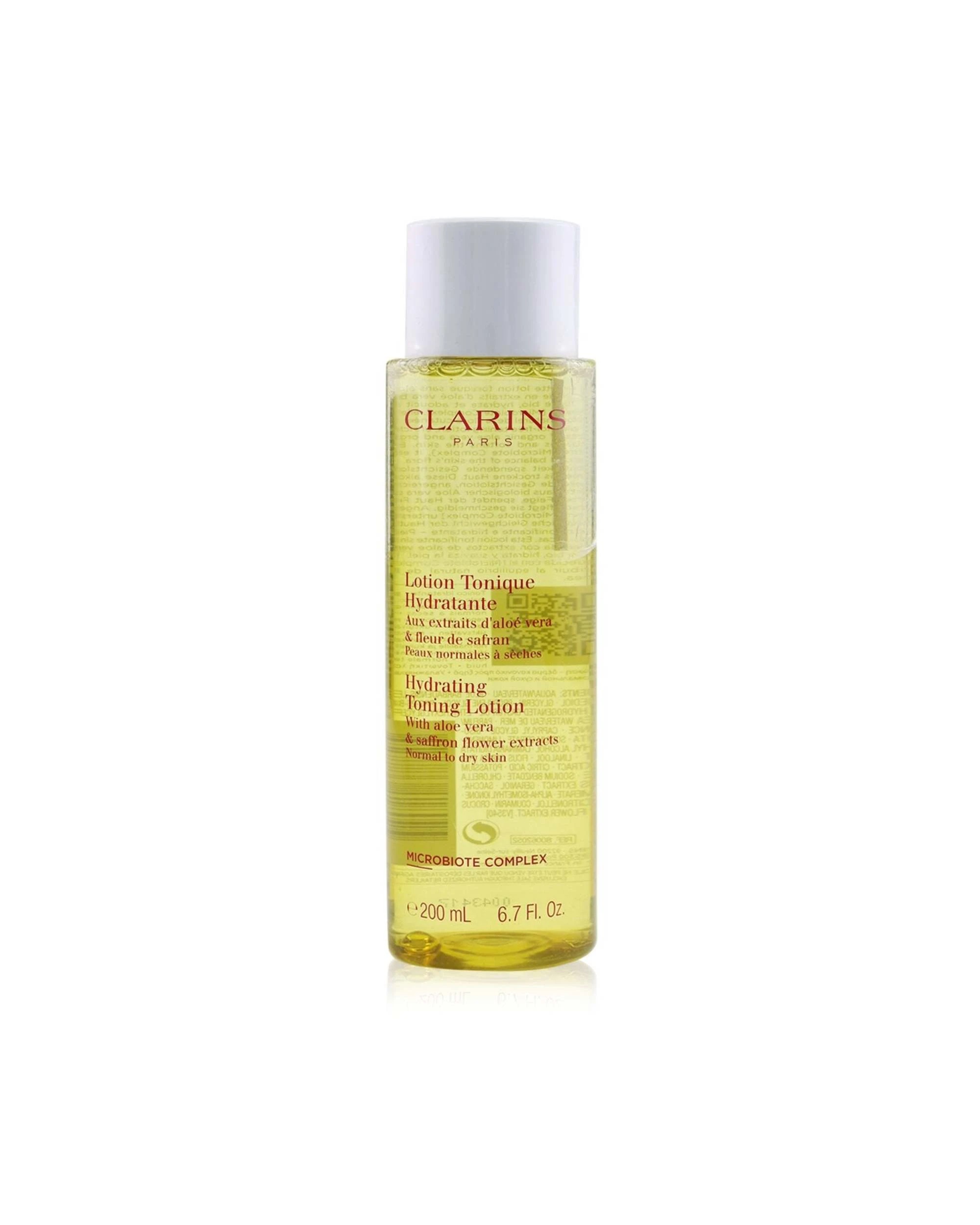 2 Clarins Hydrating Toning Lotion with Aloe Vera & Saffron Flower Extracts - Normal to Dry Skin  400ml/13.5oz, 2 of 4