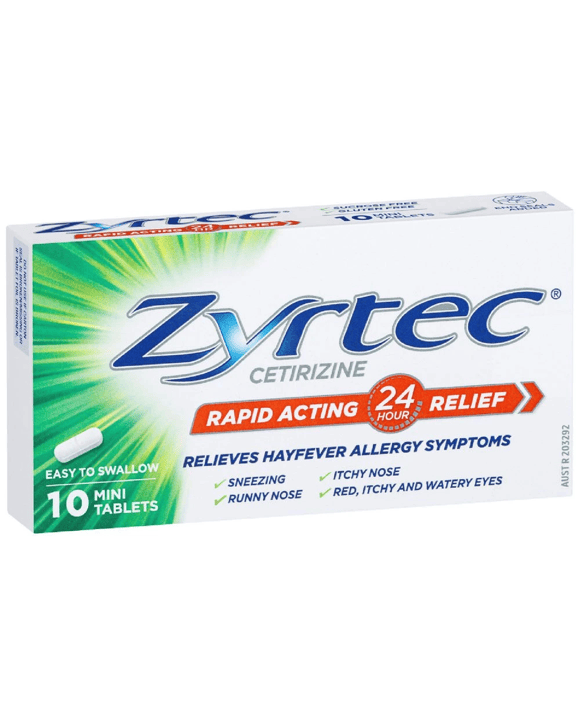 Zyrtec Rapid Tablets 10 Pack