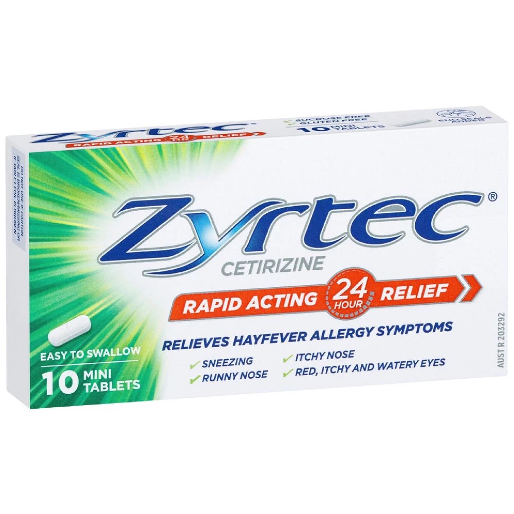 1 Zyrtec Rapid Tablets 10 Pack, 1 of 6