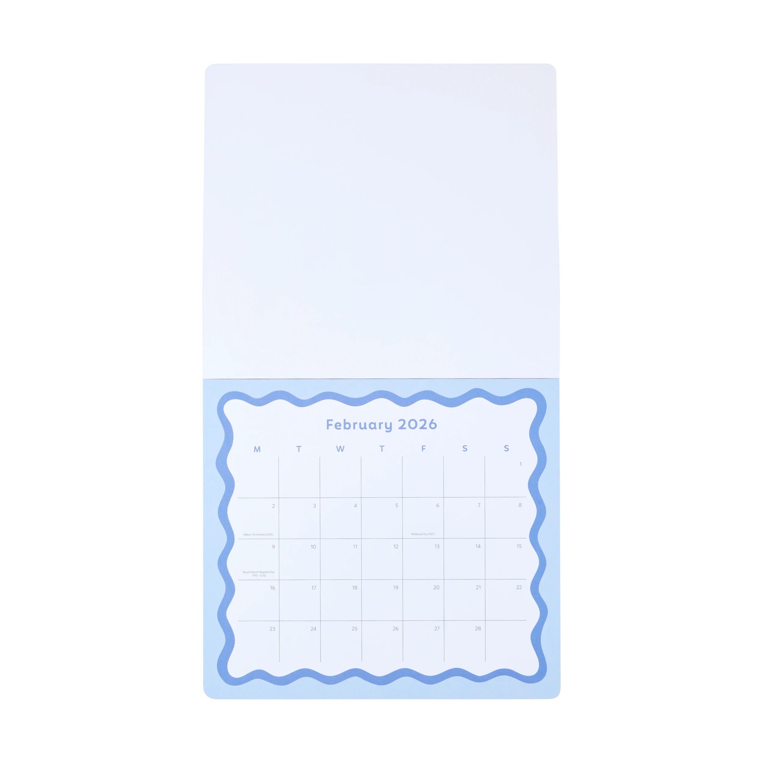 3 2026 Magnetic Wave Calendar - Pink, 3 of 5
