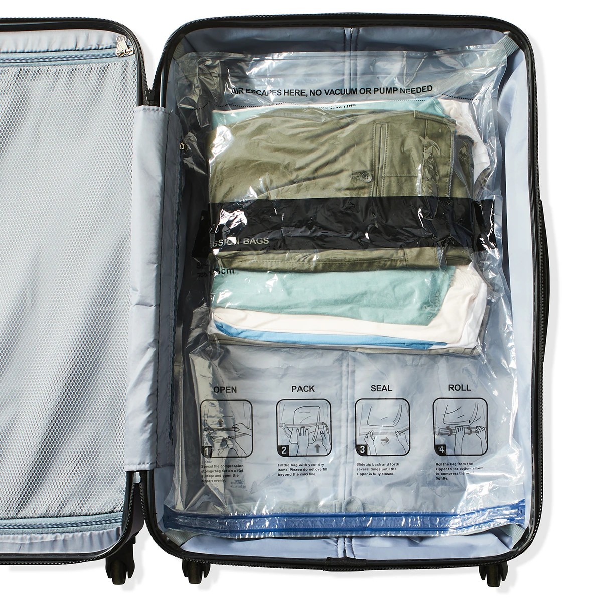 8 4 Pack Extra Large Travel Compression Storage Bags, 8 of 8