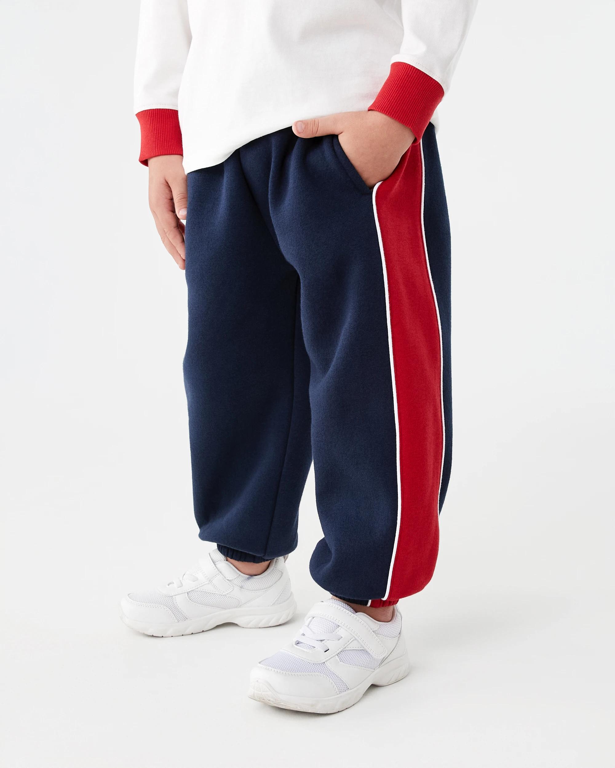 6 Oversized Panel Bind Trackpants Dress Navy, 6 of 8