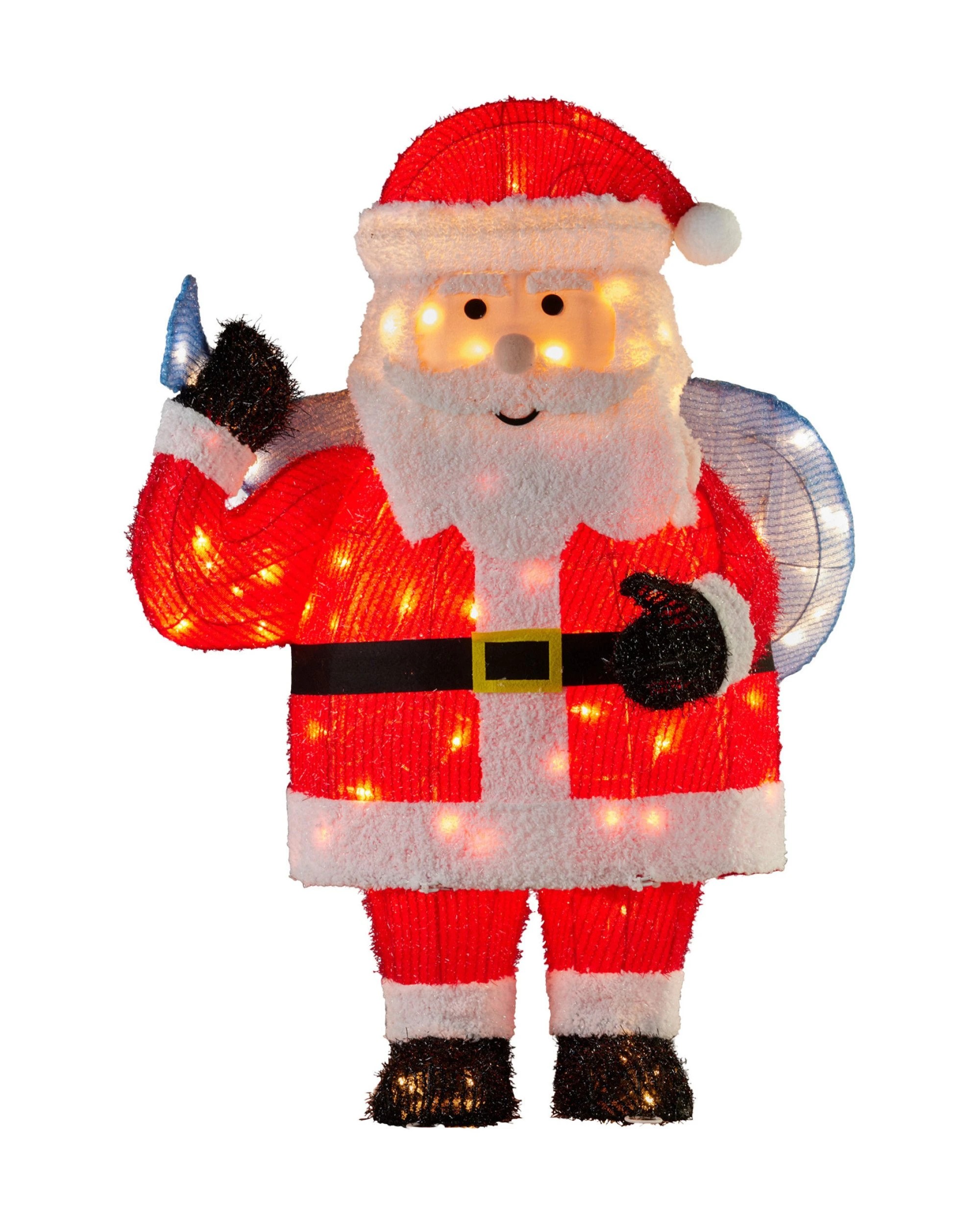 1 Christabelle 81cm Christmas Santa Display With Lights, 1 of 8