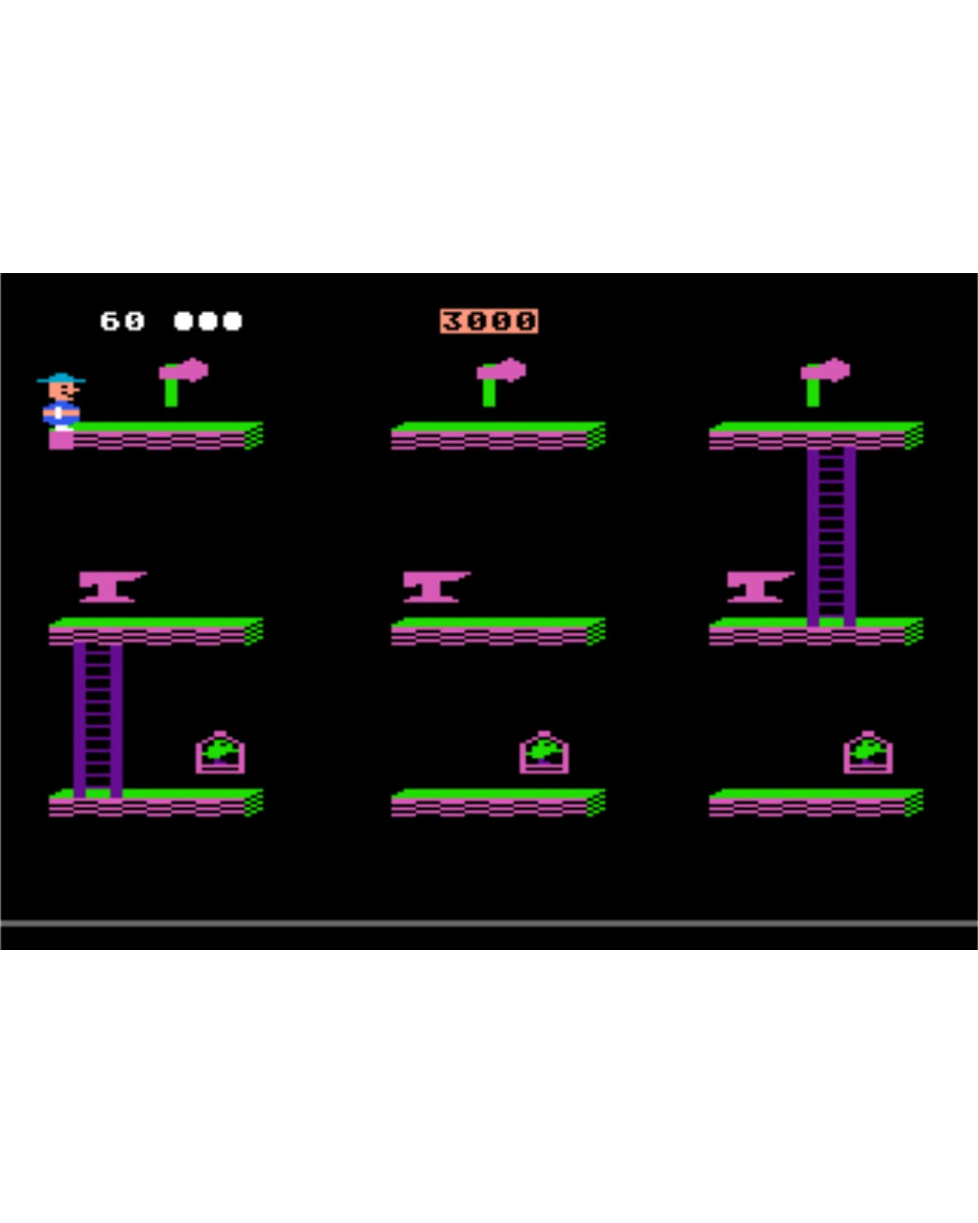 4 Atari Bounty BOB Strikes Back 7800, 4 of 7