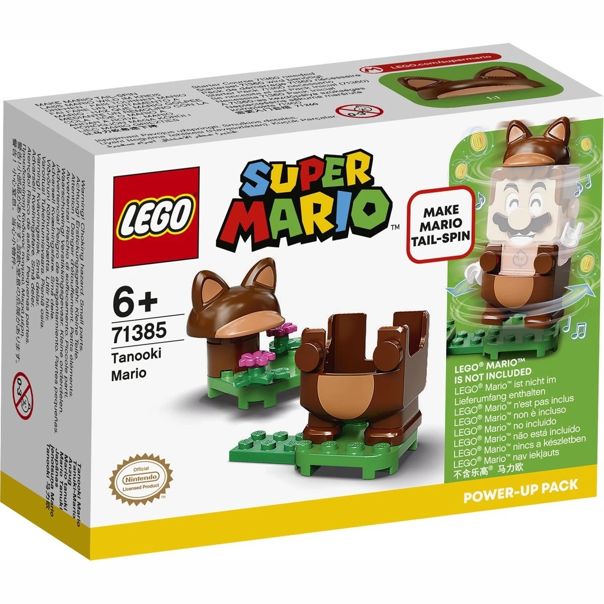1 LEGO Super Mario Tanooki Mario Power-Up Pack 71385, 1 of 10