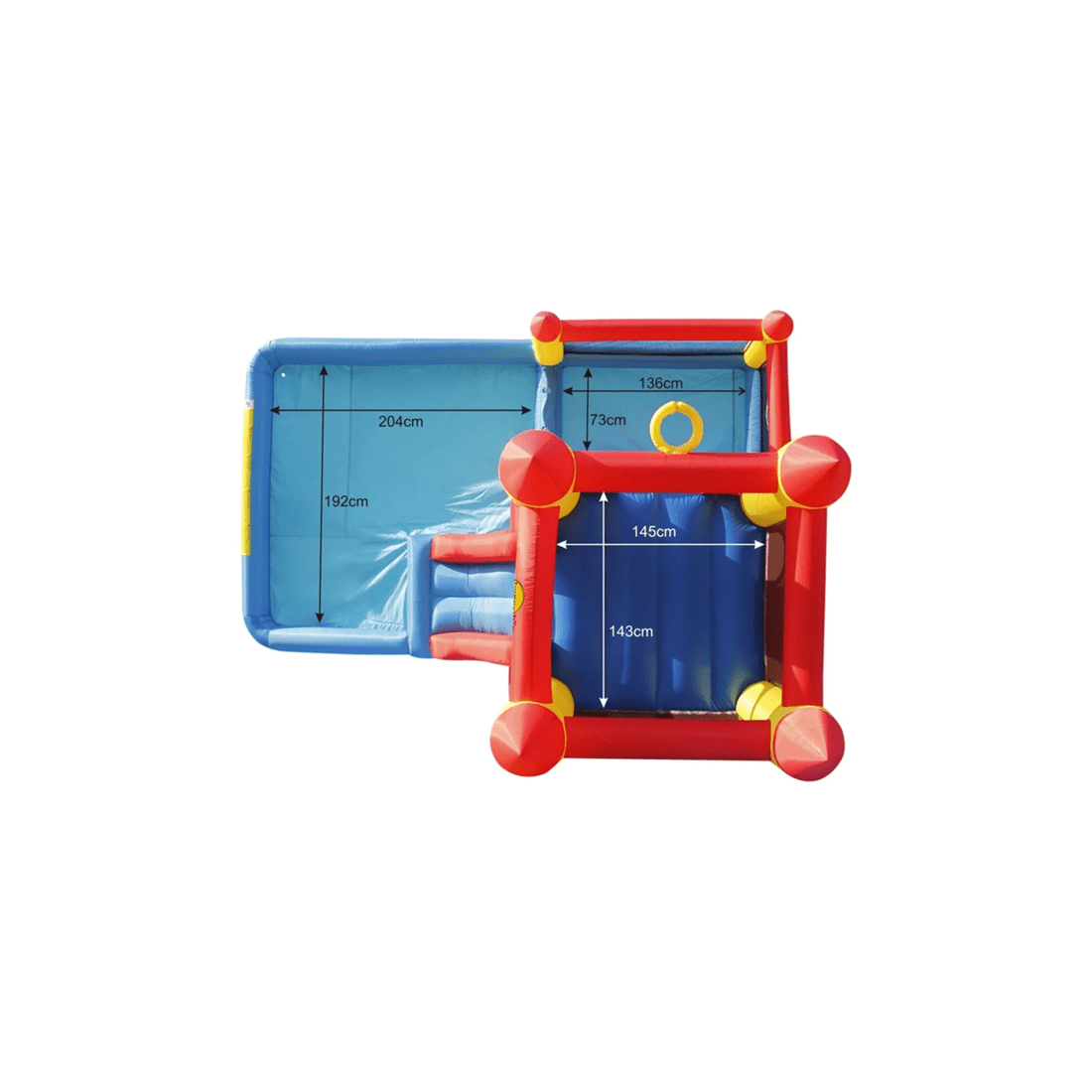 3 Happy Hop Castle Bouncer Splash Pool And Ballpit Kids Jumping Castle 3-10y - Multi, 3 of 6