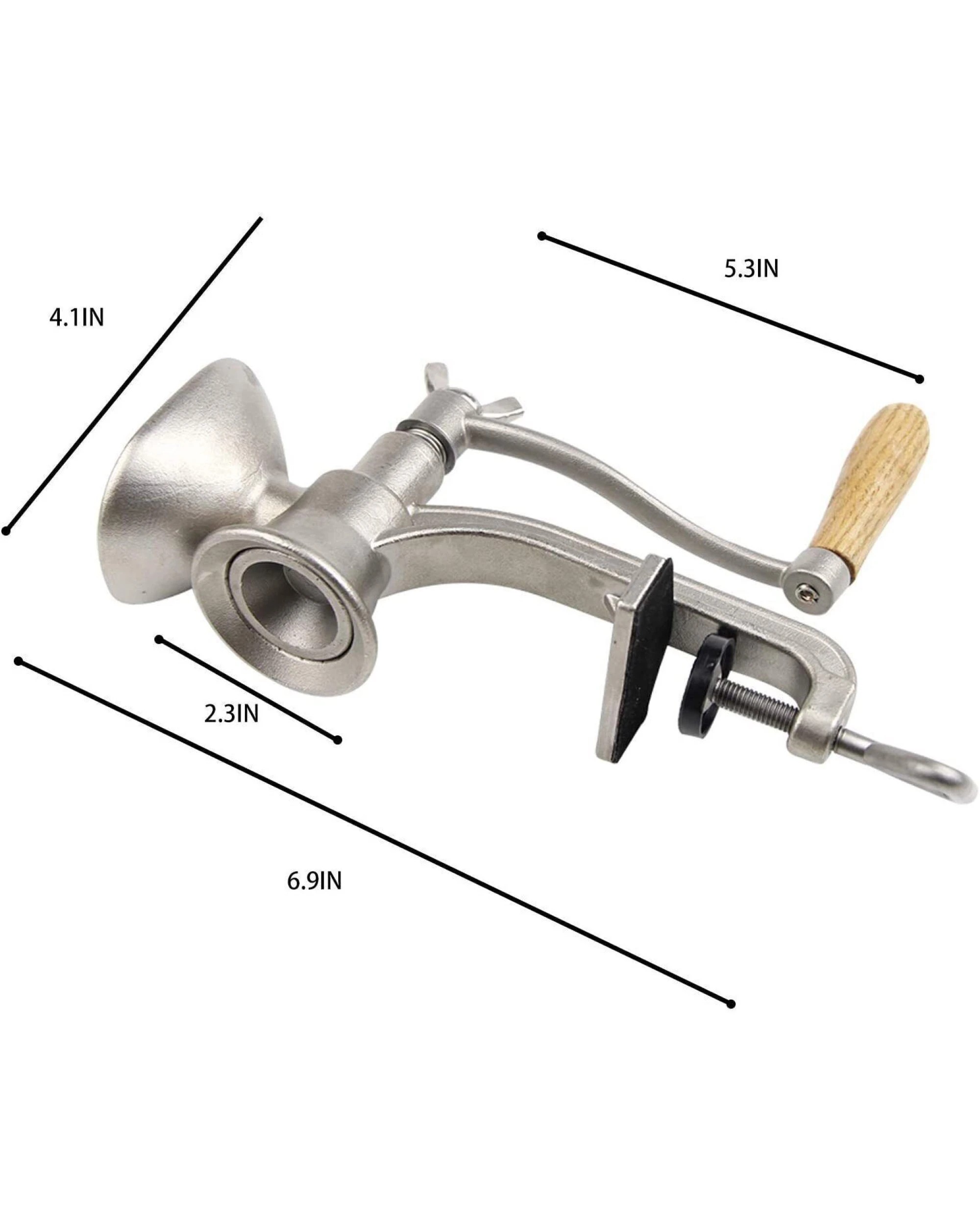 4 BR Home Manual Poppy Seed and Grain Grinder with Adjustable Coarseness, 4 of 4