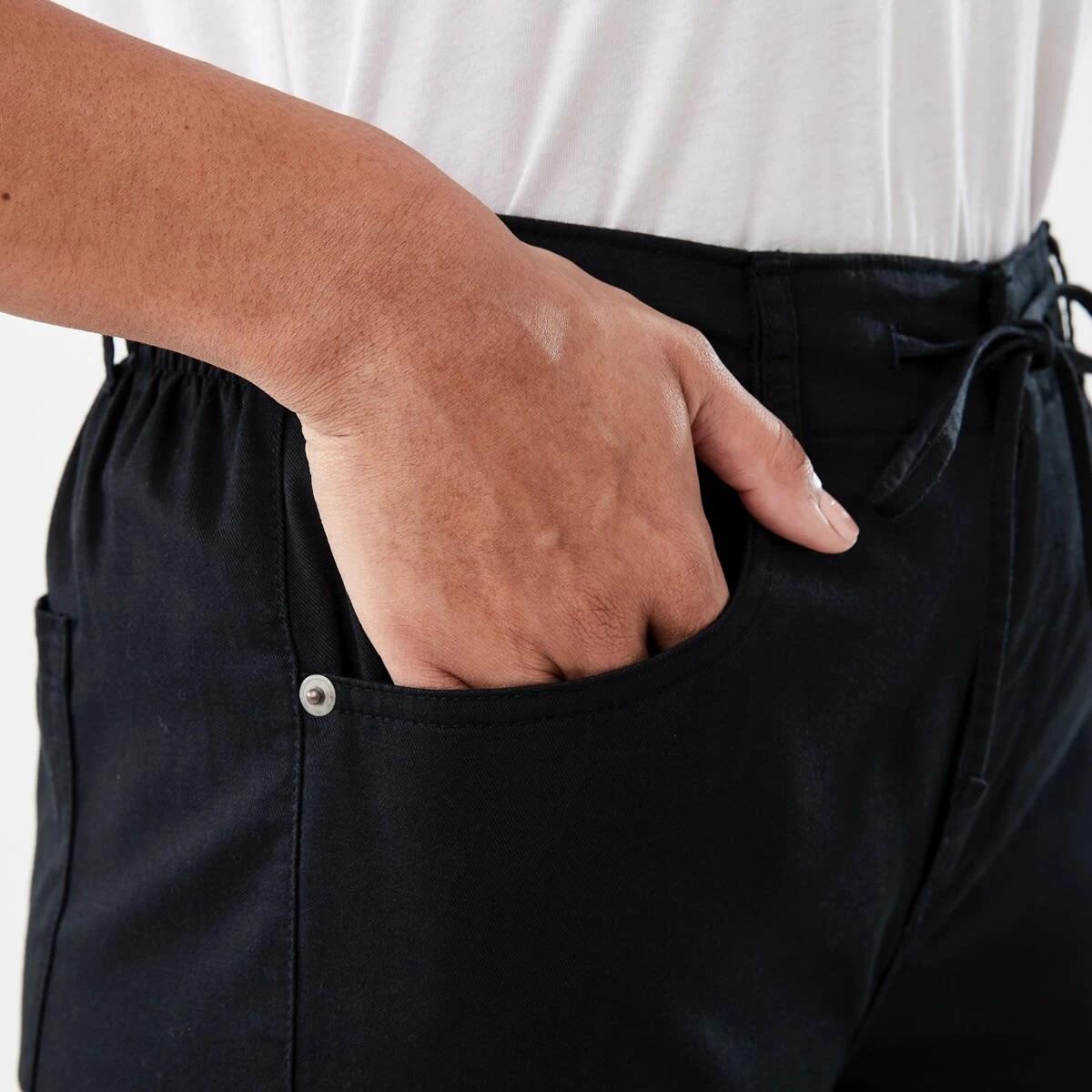 5 Tie Waist Pants Black, 5 of 5