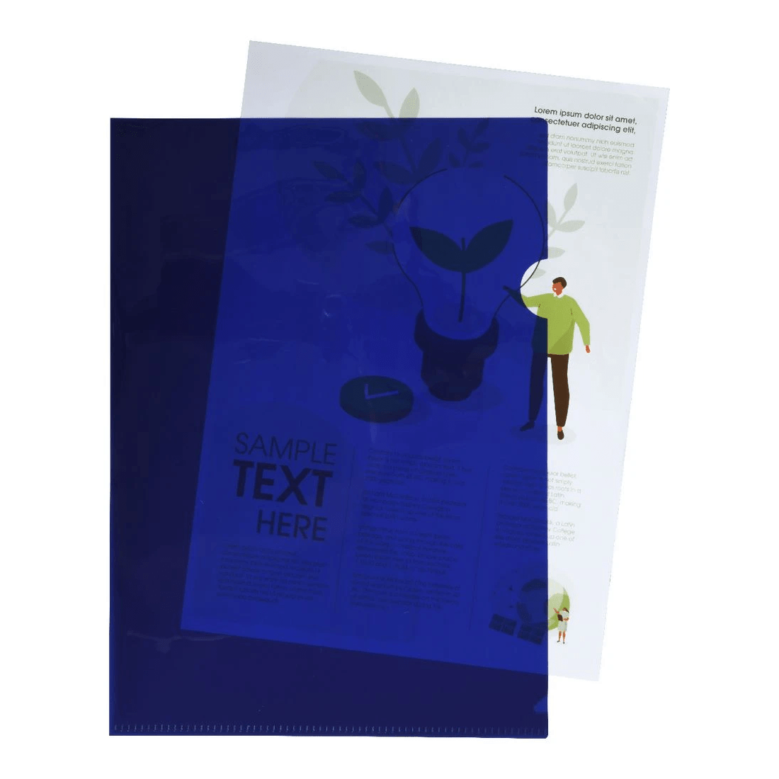 3 J.Burrows A4 Letter File Blue 20 Pack, 3 of 3