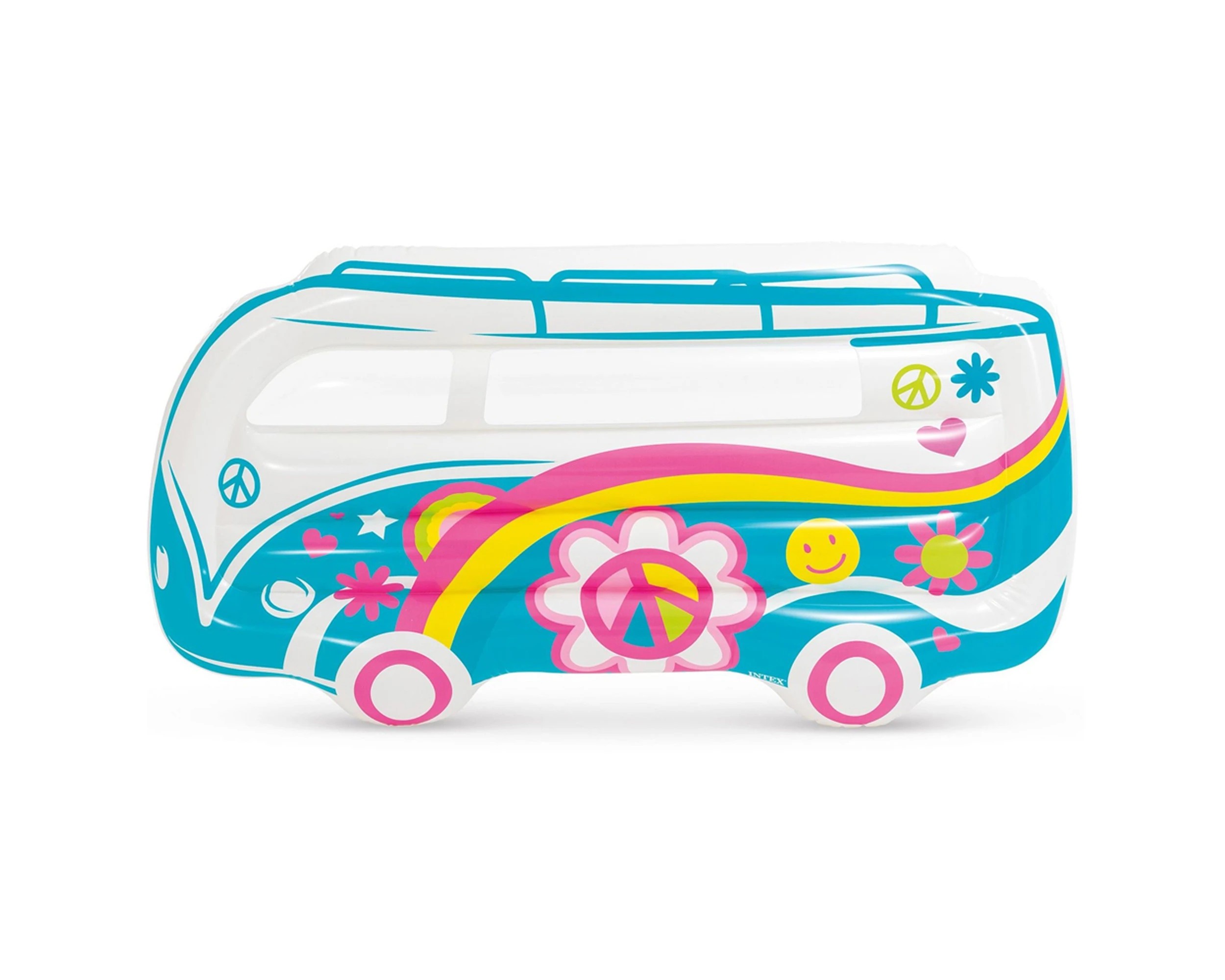 1 Intex Groovy Van Inflatable Pool Lounge Float 178X91Cm Bus Shape Kids Vinyl - Multi, 1 of 3