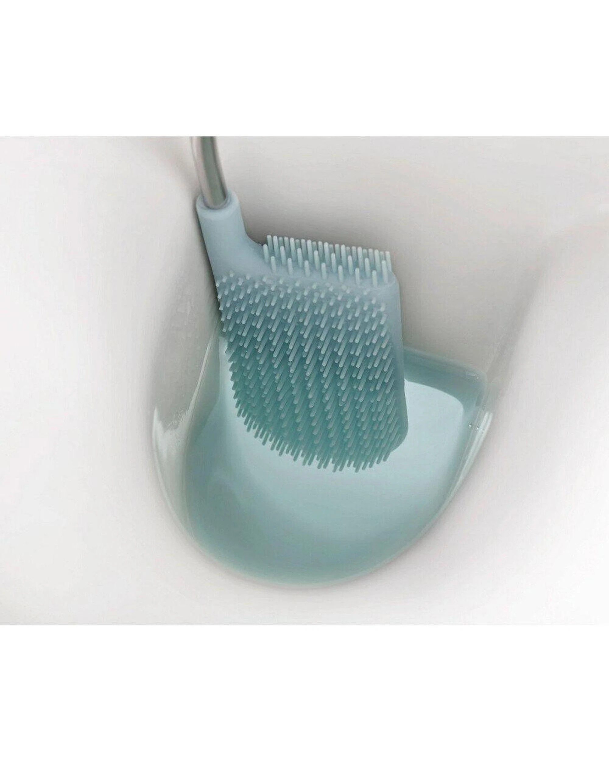 2 Joseph Joseph Flex Plus Toilet Brush With Storage Caddy Grey  White Set of 2 - Grey, 2 of 3