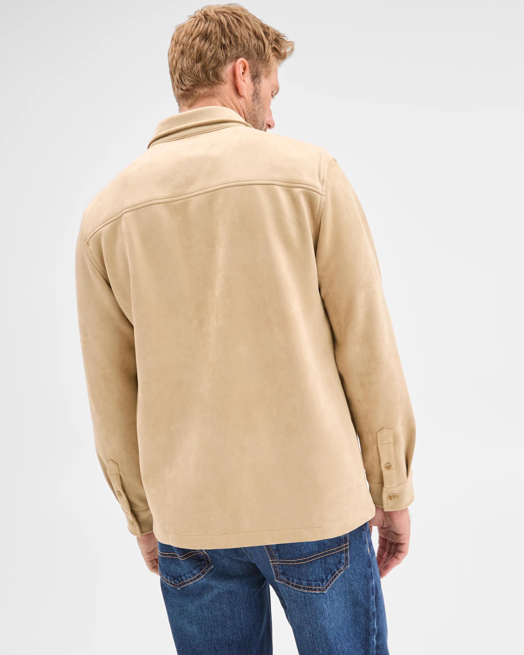 2 Target Man Long Sleeve Overshirt FAWN, 2 of 5
