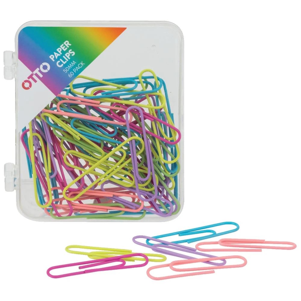 2 Otto Paper Clips 50mm Assorted 60 Pack, 2 of 3