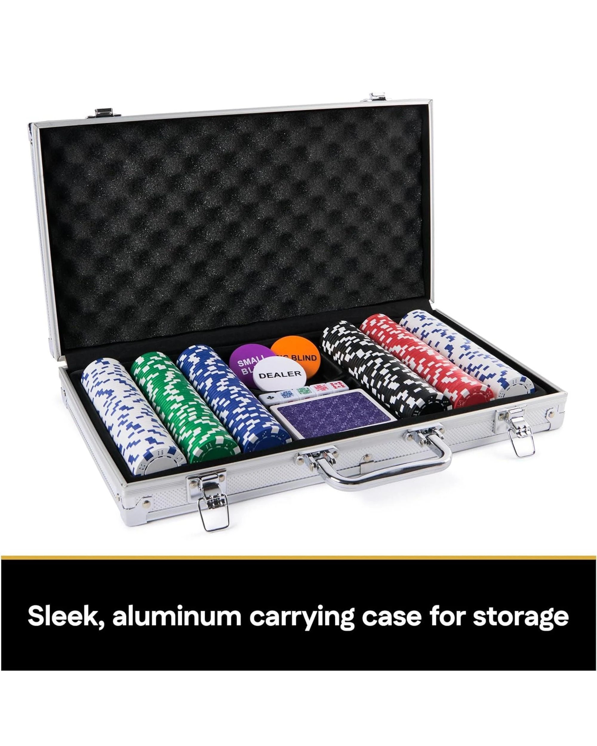 5 Cardinal Classic 11.5GM 300 Piece Professional Poker Set, 5 of 8