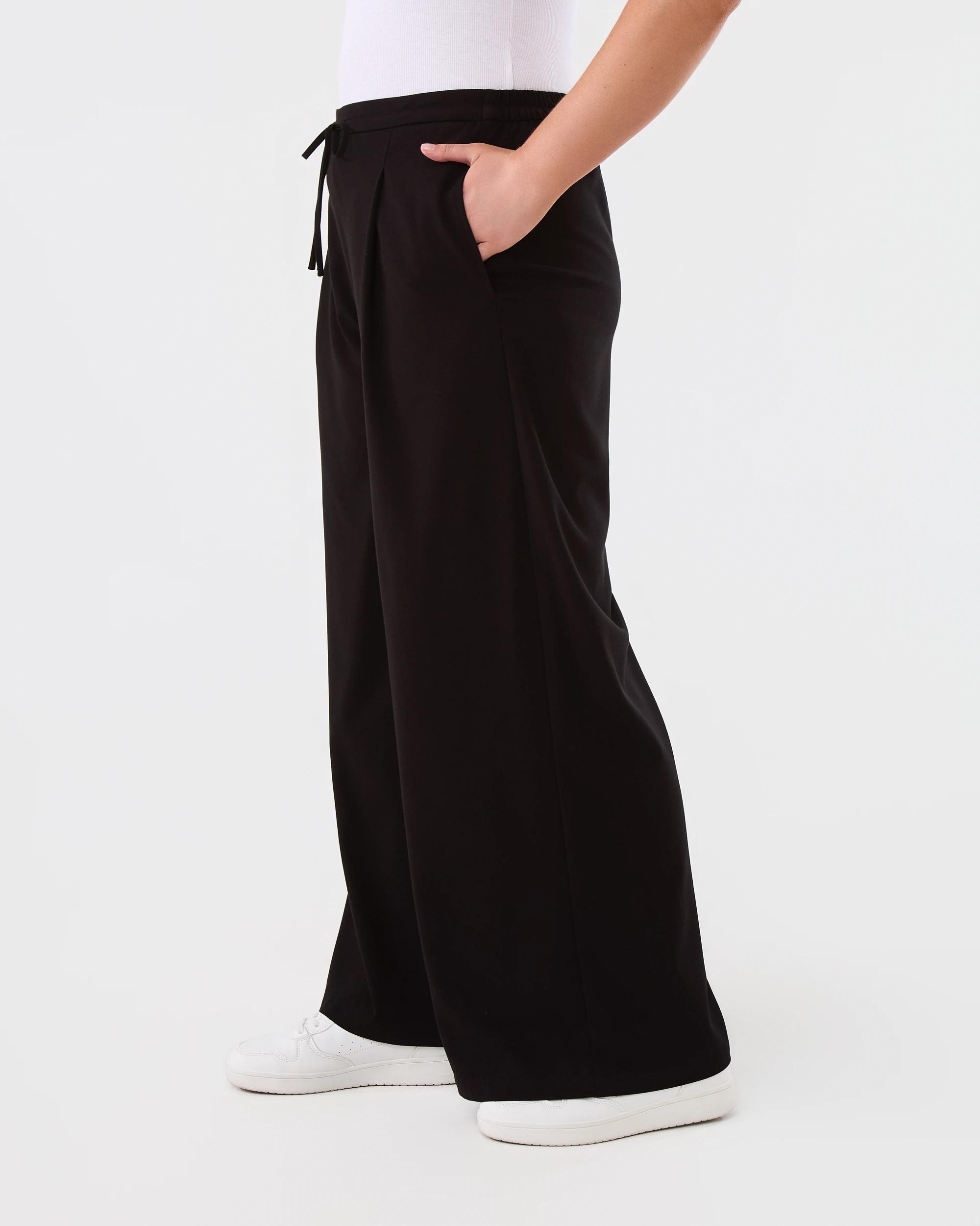 2 Tie Waist Smart Pants Black, 2 of 5