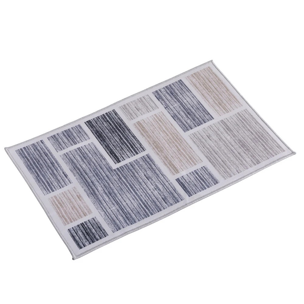 1 Artiss Floor Rug 50X80cm Doormat Soft Velvet Non-Slip Bath Mat Small - Multi, 1 of 8