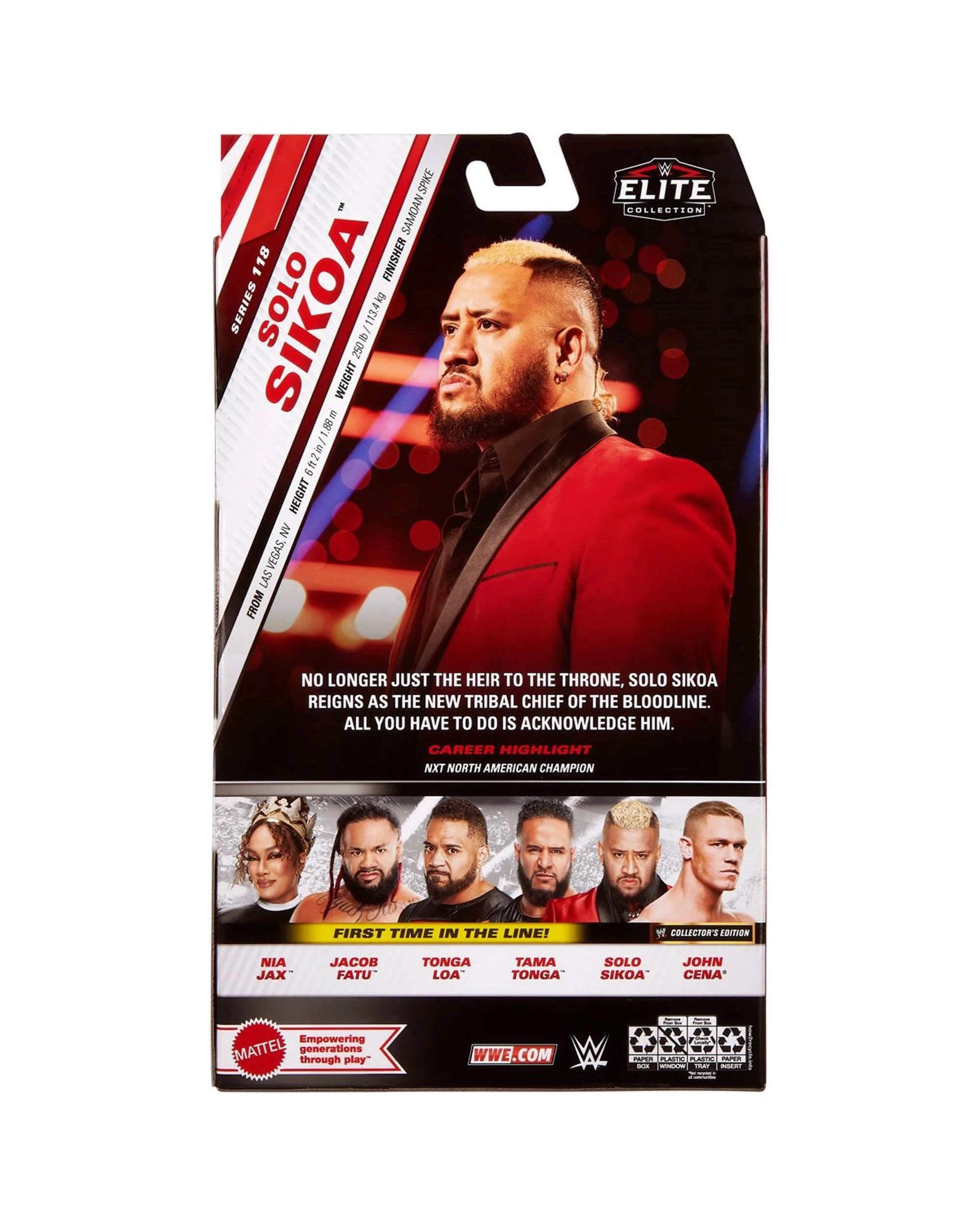 7 WWE Elite Collection Series 118 Solo Sikoa Action Figure, 7 of 7