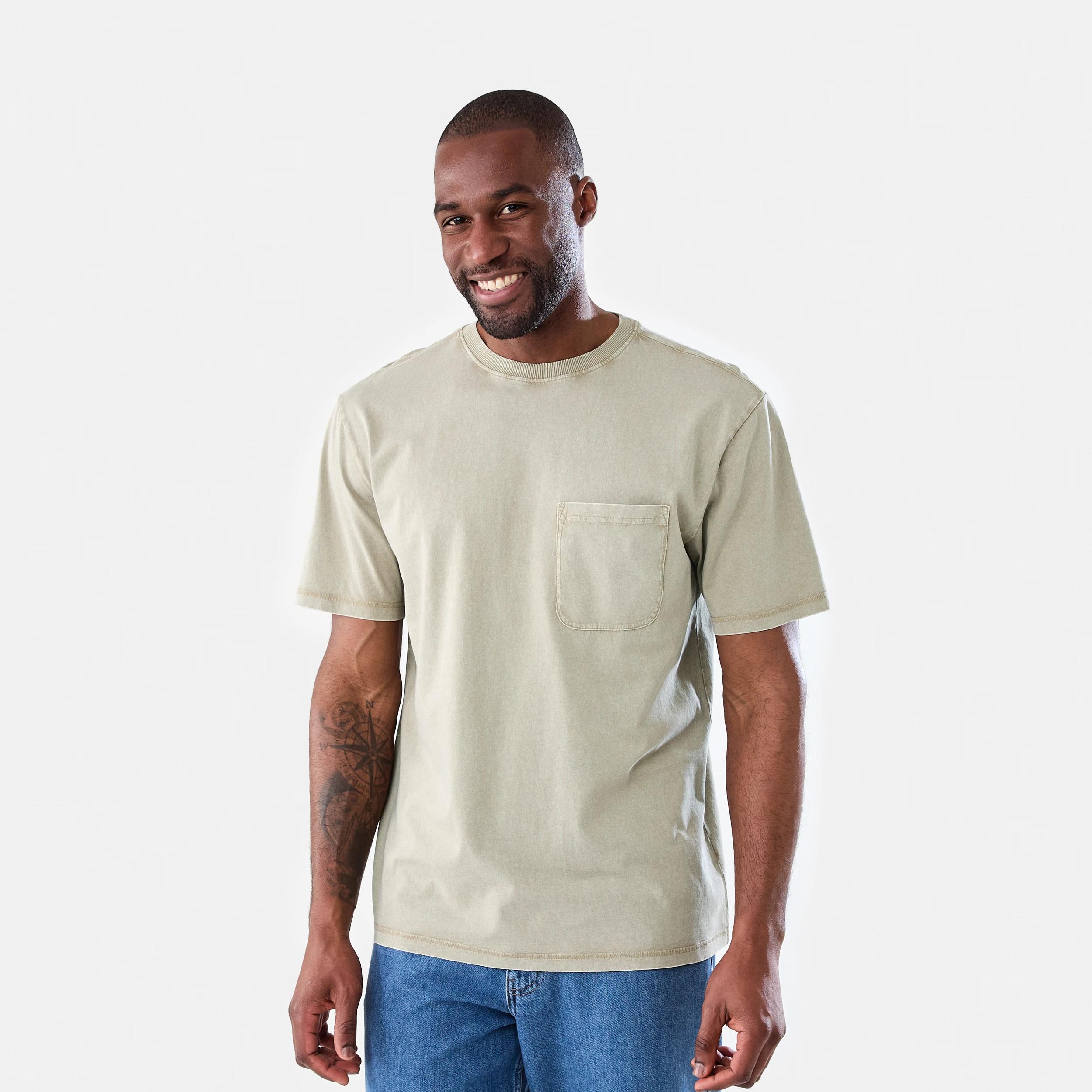 1 Garment Dyed T-shirt Bge Almnm, 1 of 6