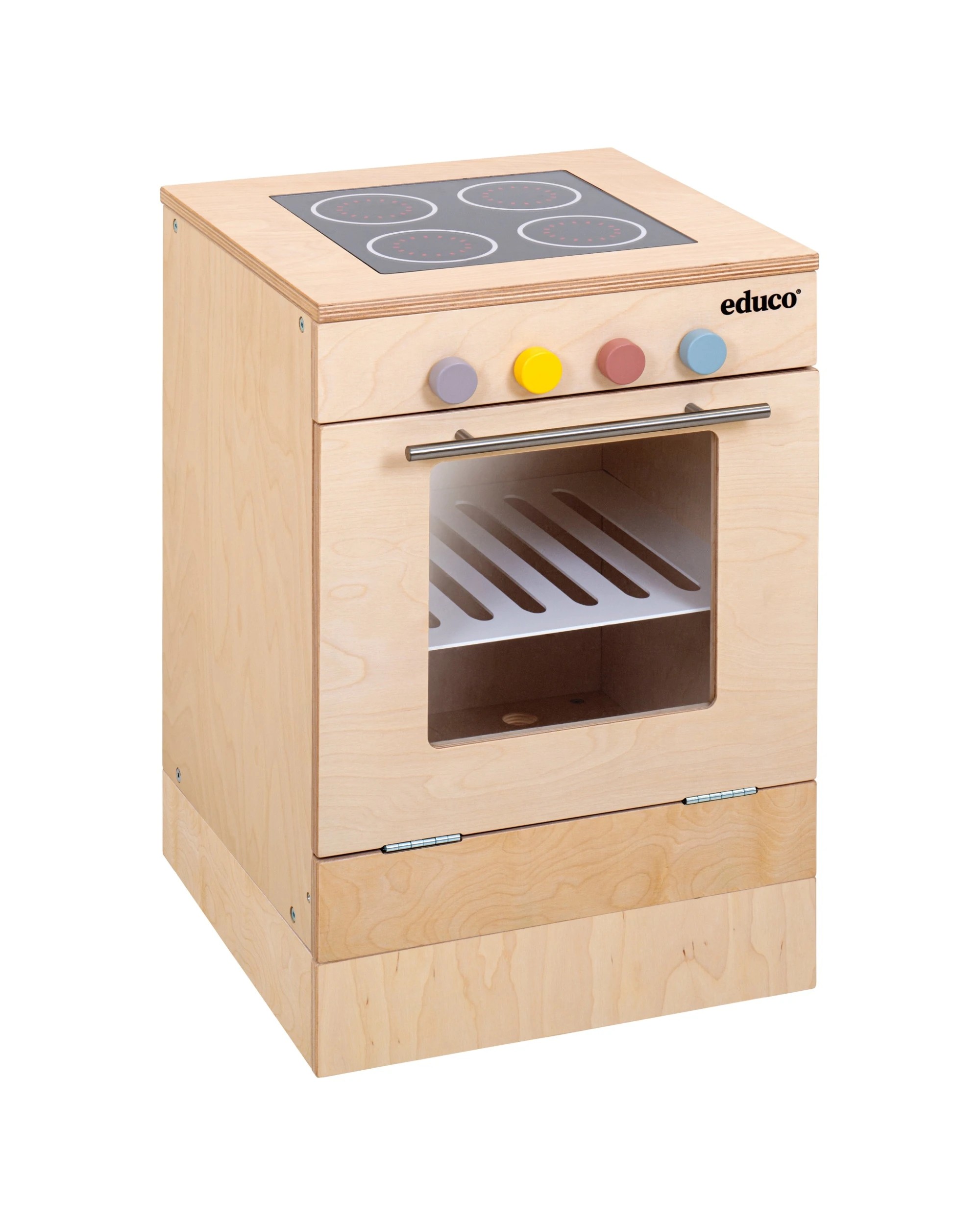 2 Educo Stove Adjustable Height Pretend Cooking Play Toy With Knobs - Multi, 2 of 6