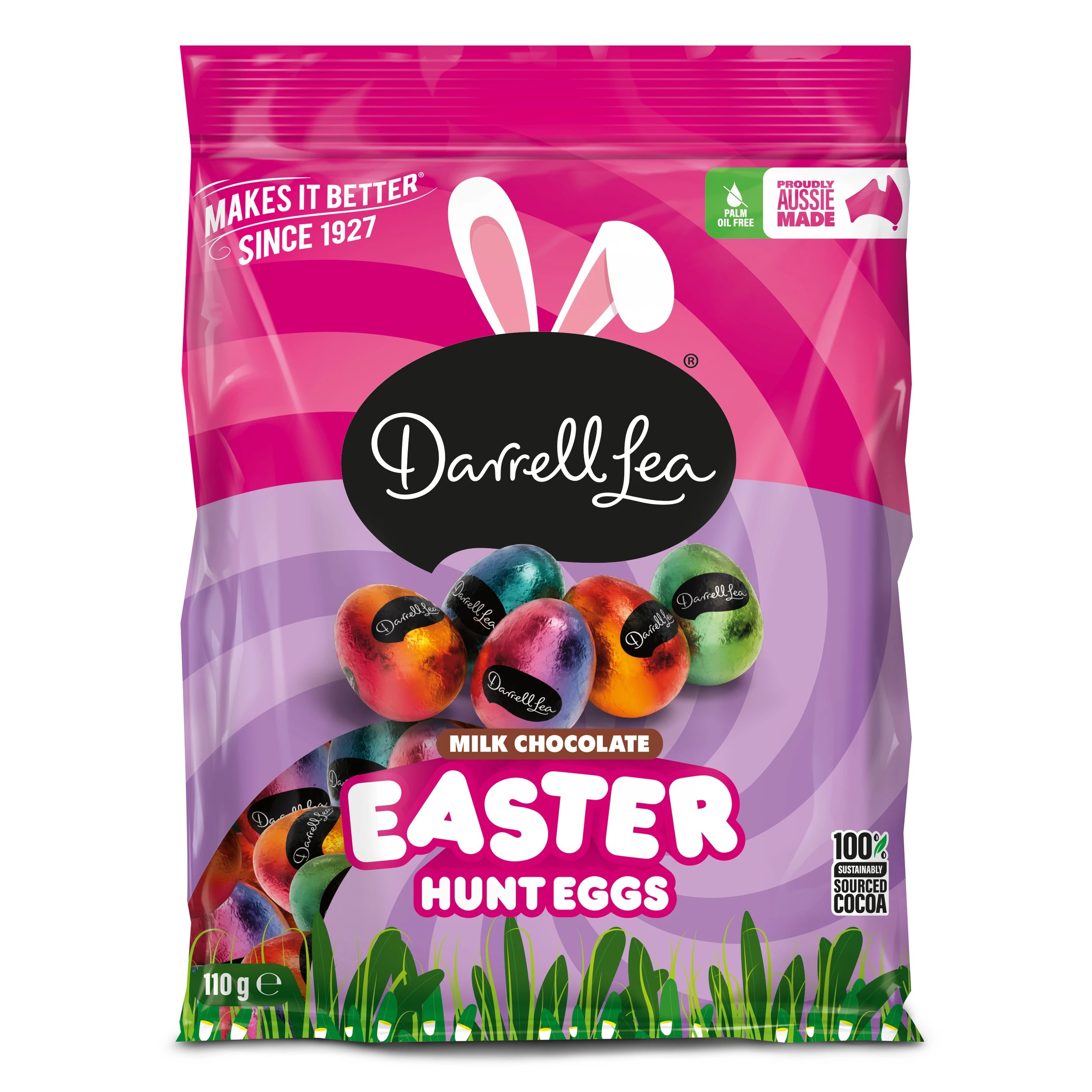 1 Darrell Lea Milk Chocolate Easter Hunt Eggs 110g, 1 of 1