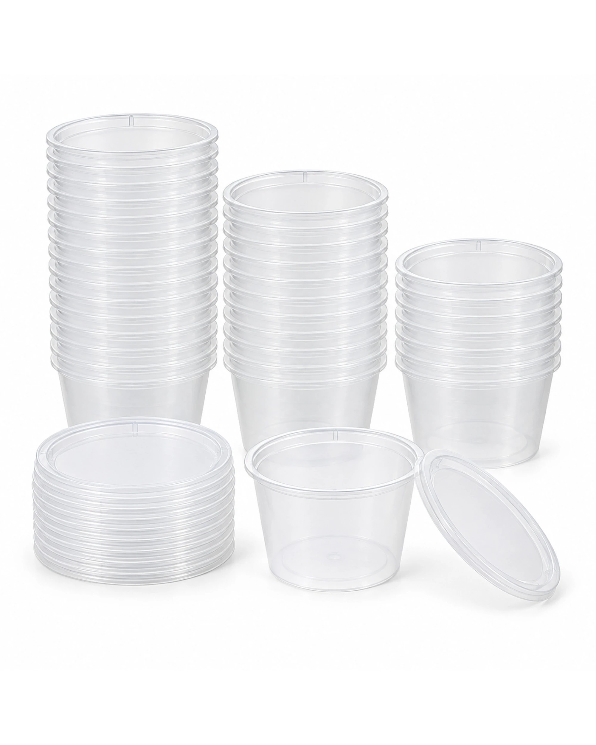 3 BR Home Reusable Sauce Containers with Lids 100ml 360-Pack, 3 of 4