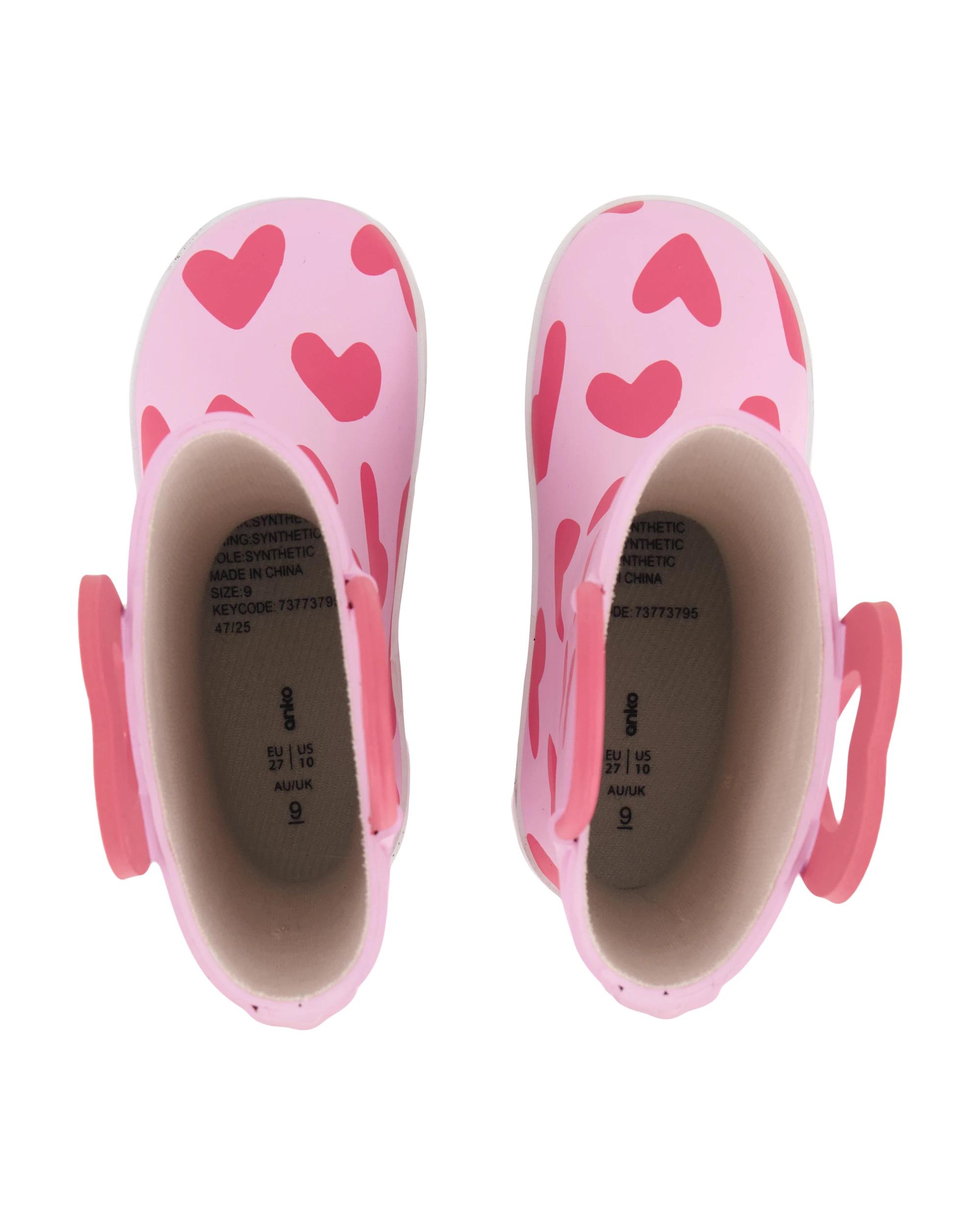 3 Junior Rainboots Hearts, 3 of 4