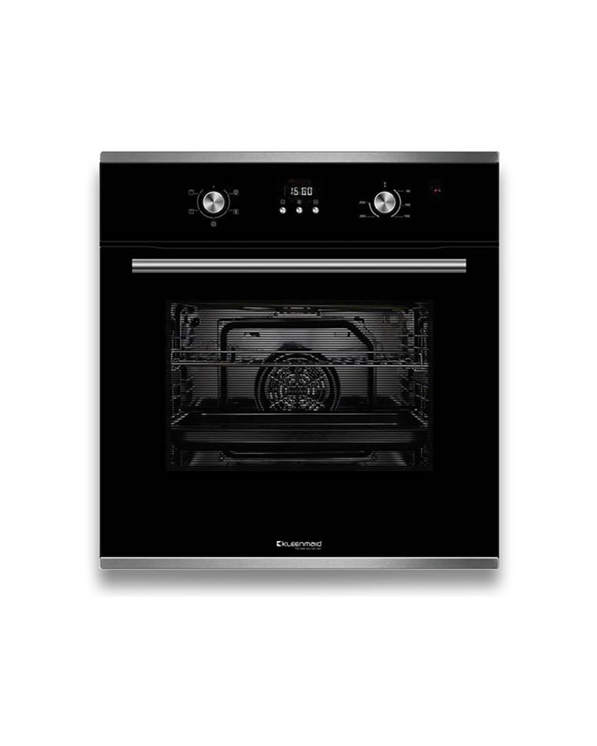 1 Kleenmaid Built-In Multifunction Electric Oven 75L 60cm Stainless Steel Black, 1 of 2
