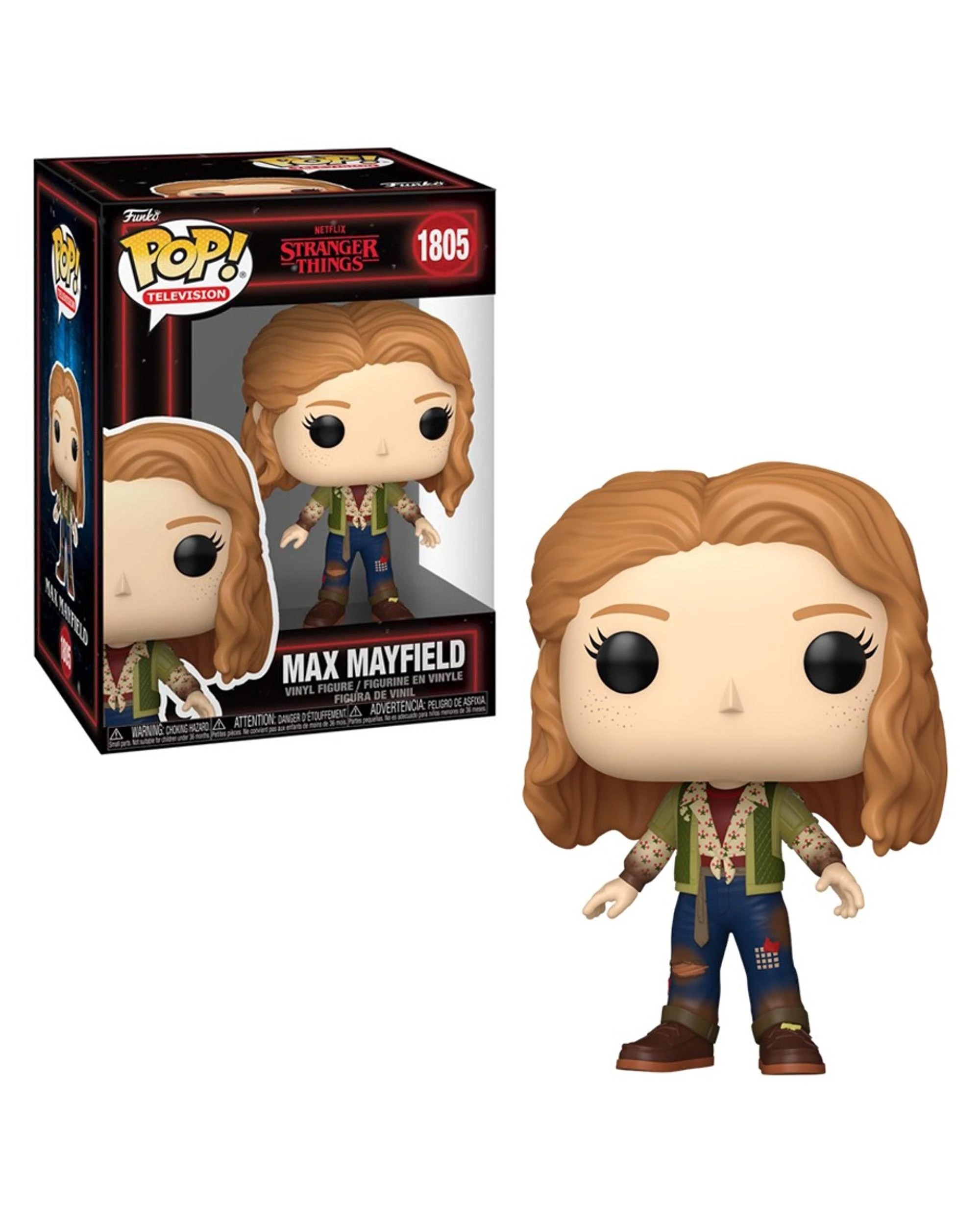 1 Stranger Things Max Mayfield - Season 5 -  Funko POP! Vinyl, 1 of 3