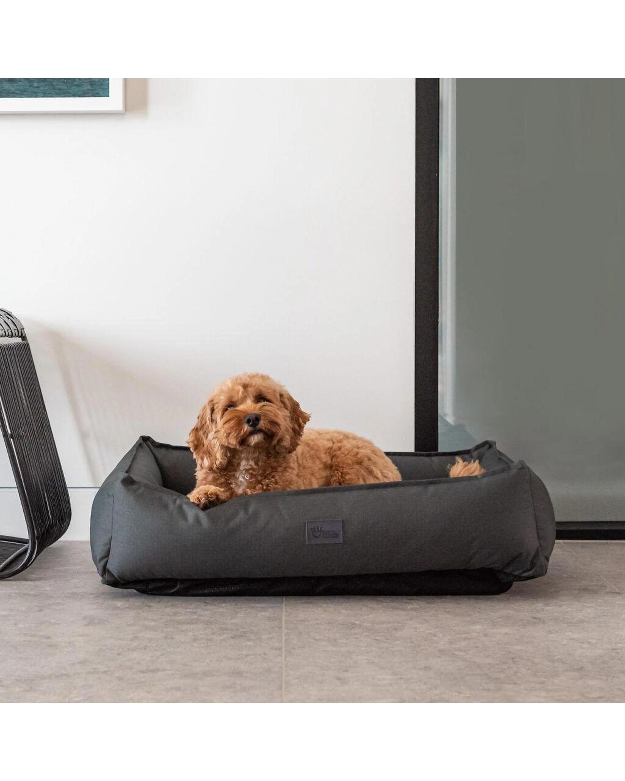 5 Superior Pet Goods Ortho Ripstop Dog Lounger-Bed Orthopedic Foam Mini Non-Slip - Grey, 5 of 10