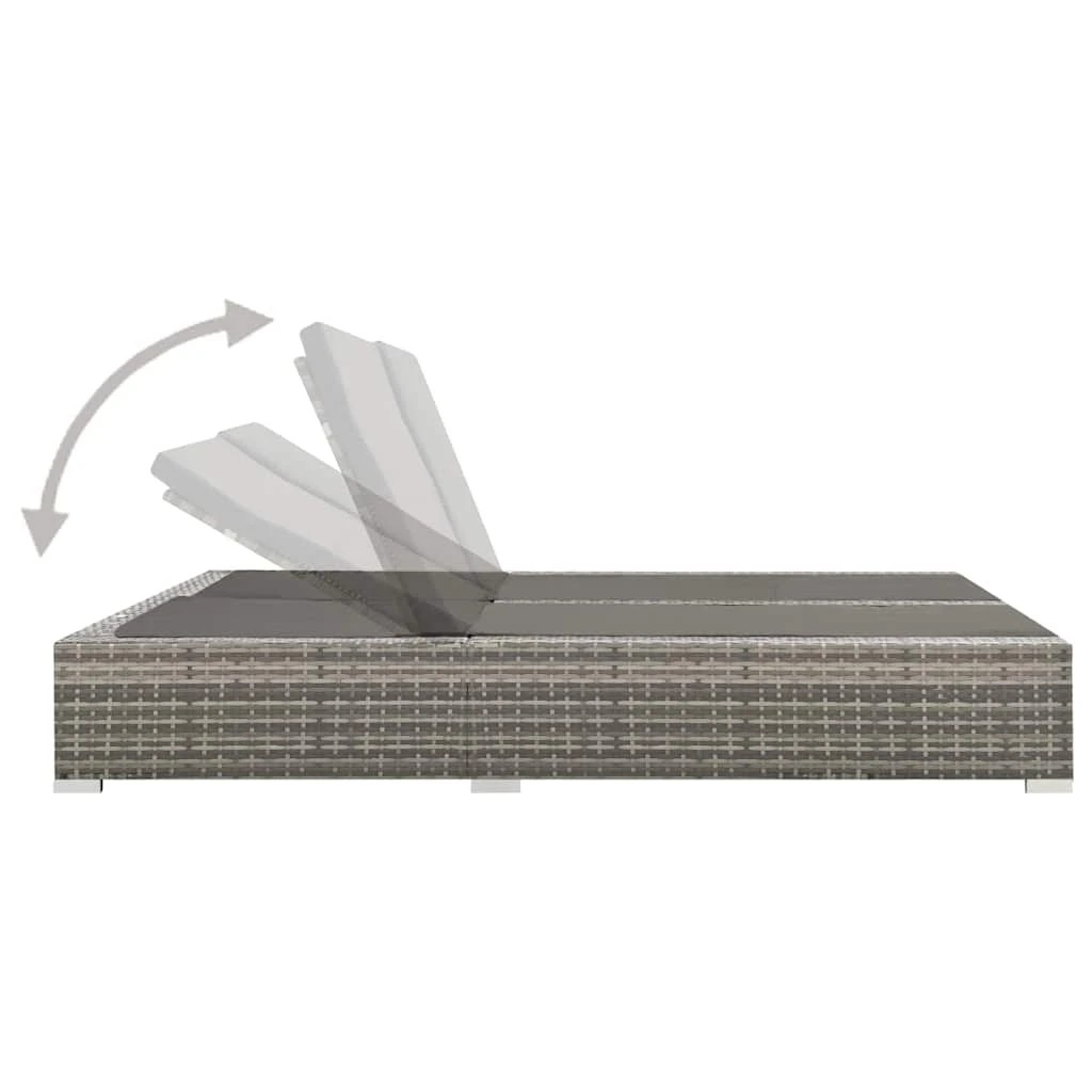 2 Vidaxl Sunlounger Sun Lounger, Sun Loungers - Grey, 2 of 6