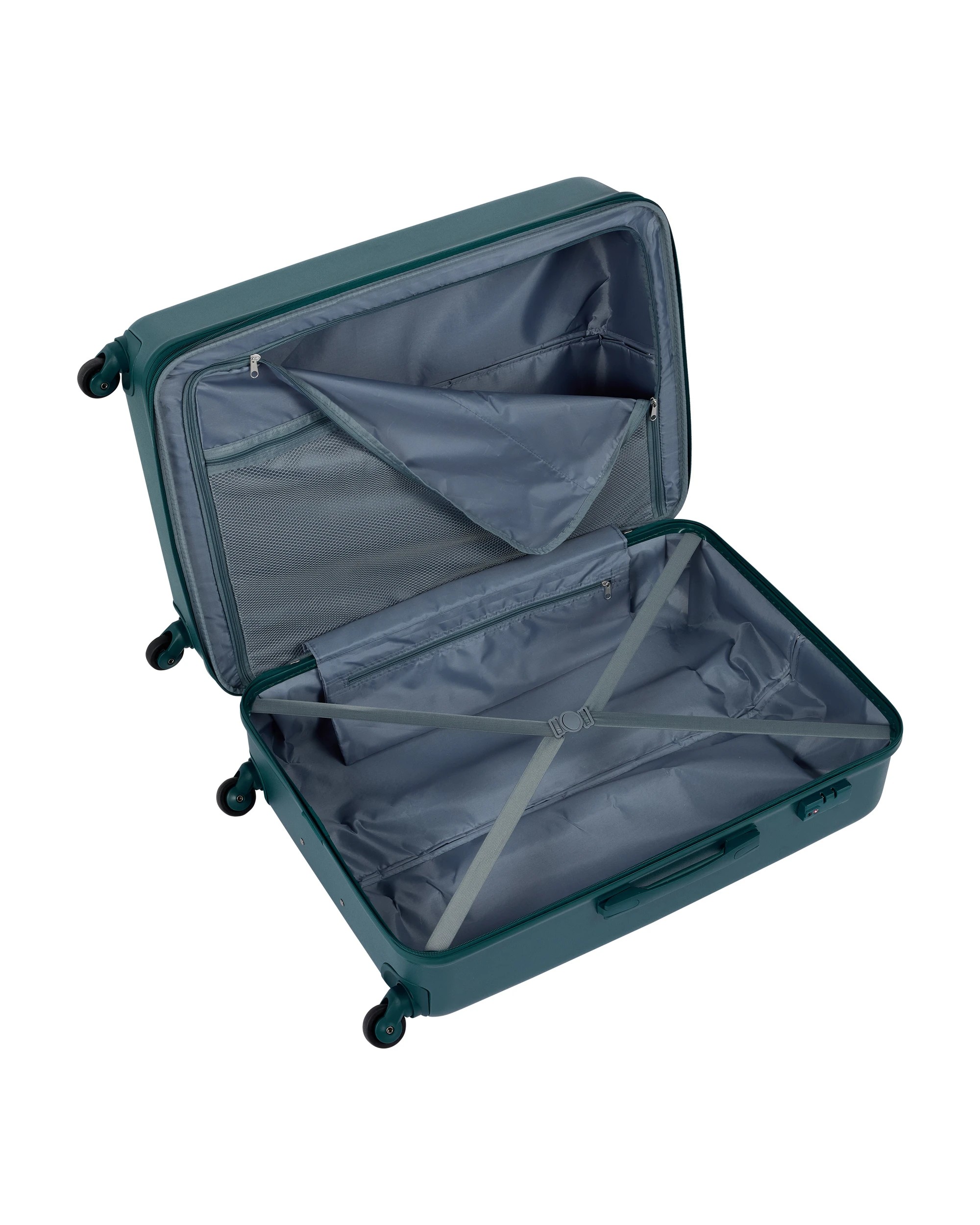 3 71cm Albany Hard Case 4 Wheels - Green, 3 of 8