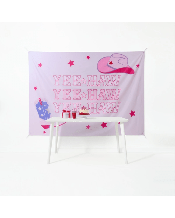 Cowgirl Printed Backdrop