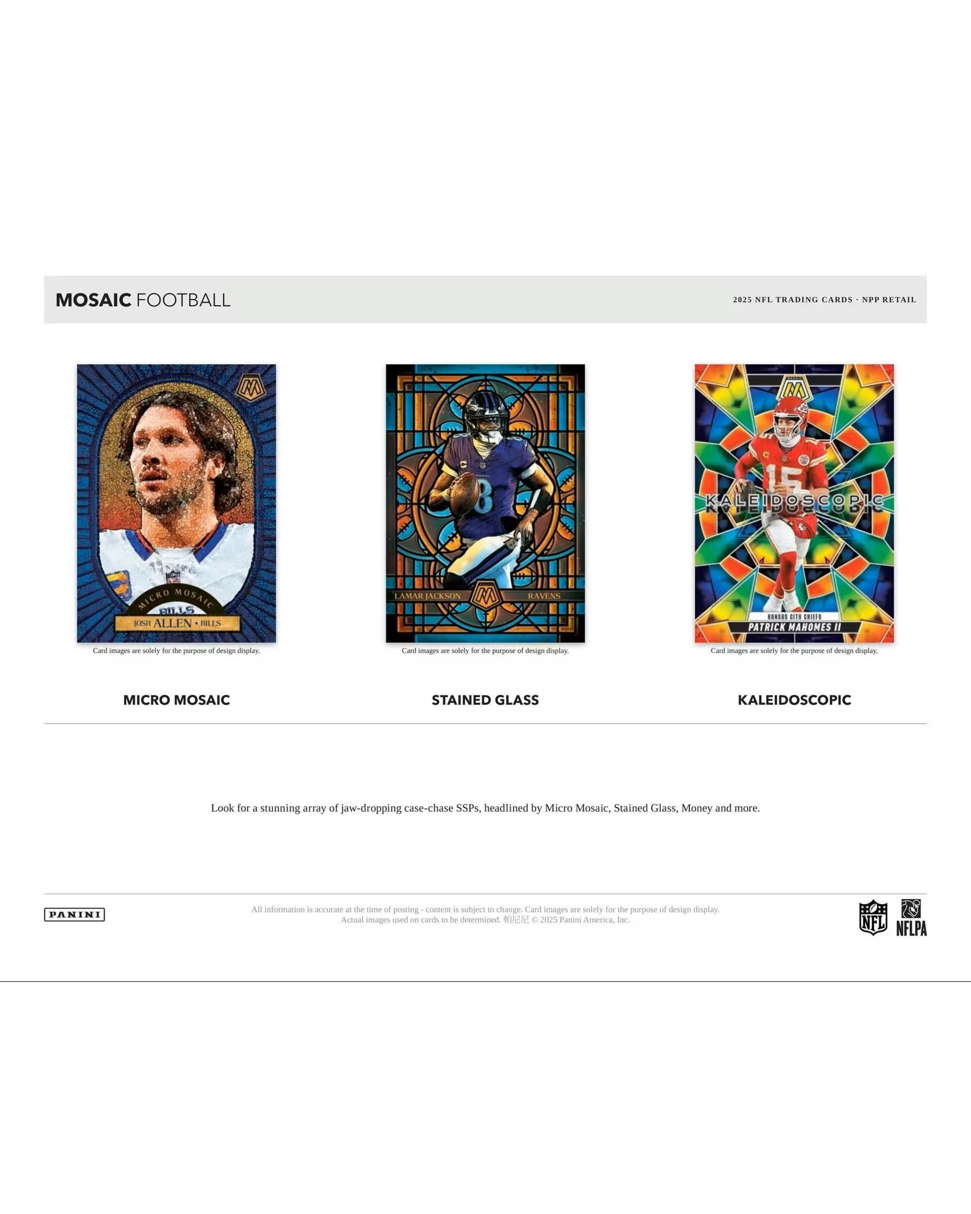5 Panini NFL 2025 Mosaic Football Fat Pack, 5 of 10