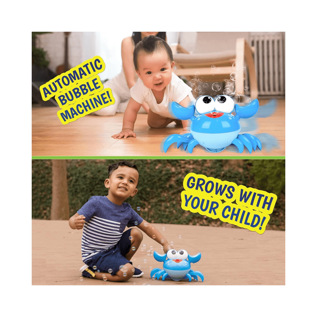 6 Maxx Bubbles Dancing Crab Bubble Machine - Blue, 6 of 7