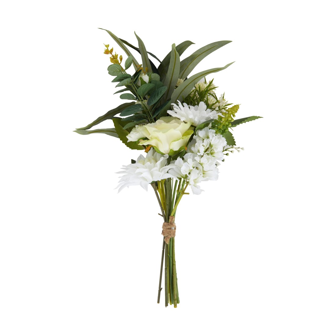 1 Artificial White Flower Bunch, 1 of 4