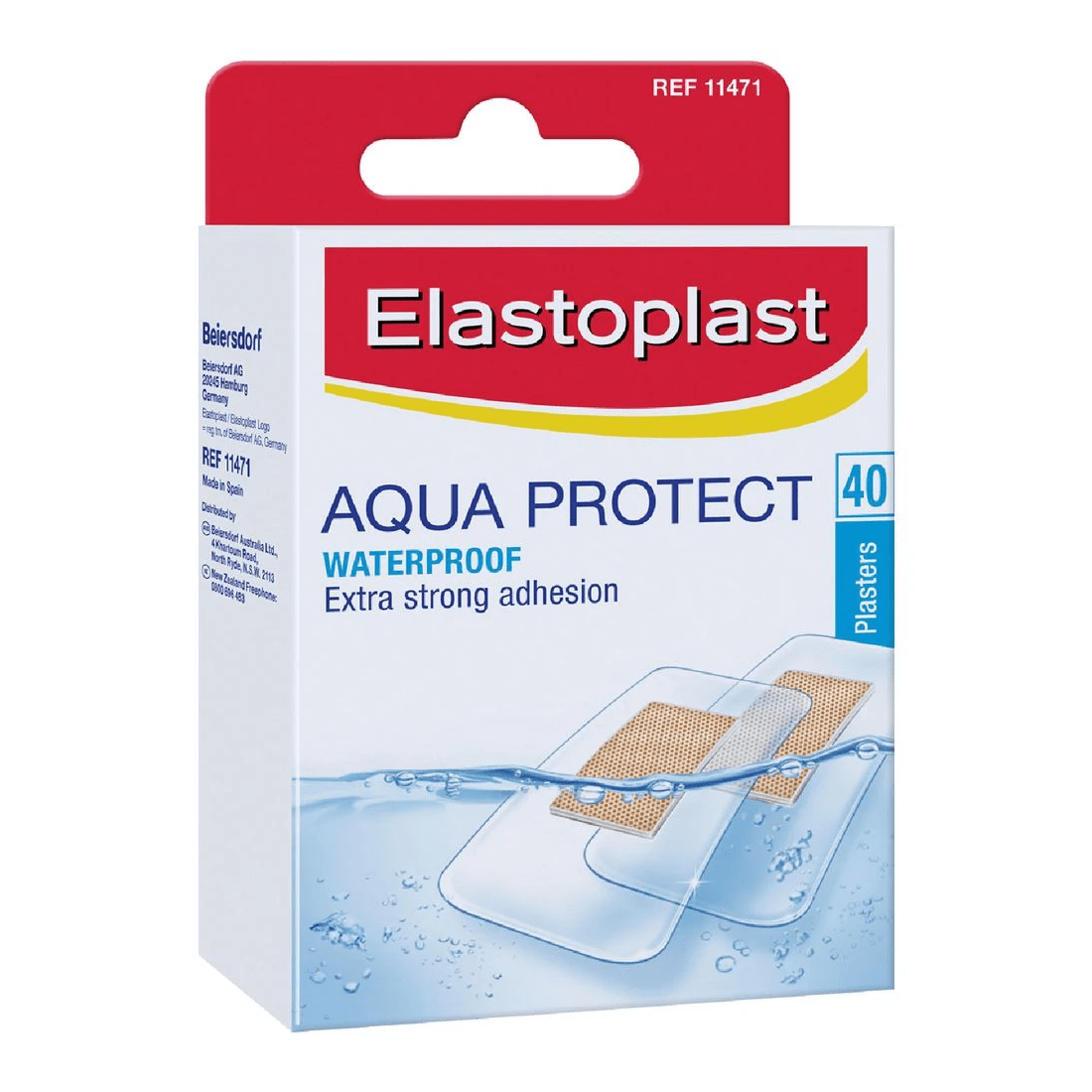 1 Elastoplast Aqua Protect Waterproof Plasters 40 Pack, 1 of 1