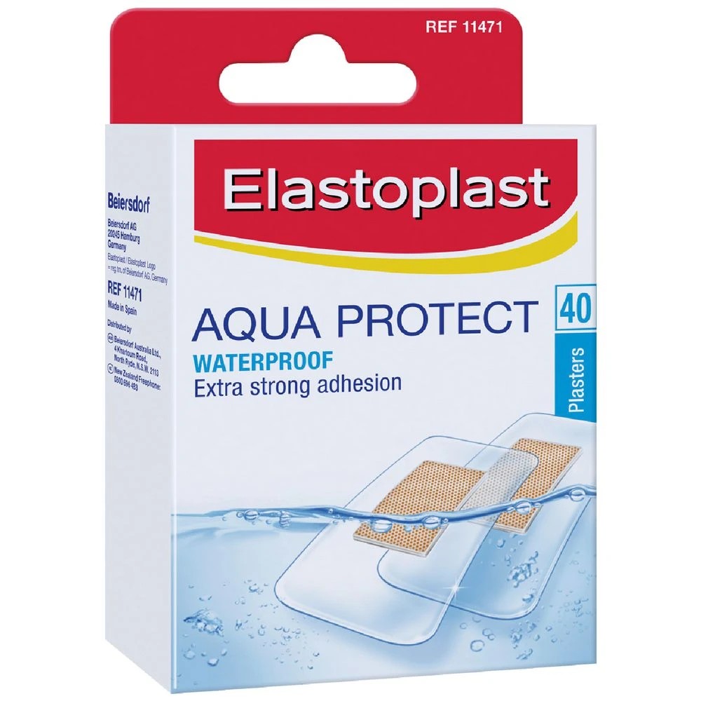 1 Elastoplast Aqua Protect Waterproof Plasters 40 Pack, 1 of 1