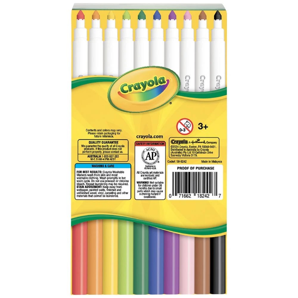 6 40 Pack Crayola Washable Supertips Markers Sharepack
 - Multi, 6 of 6