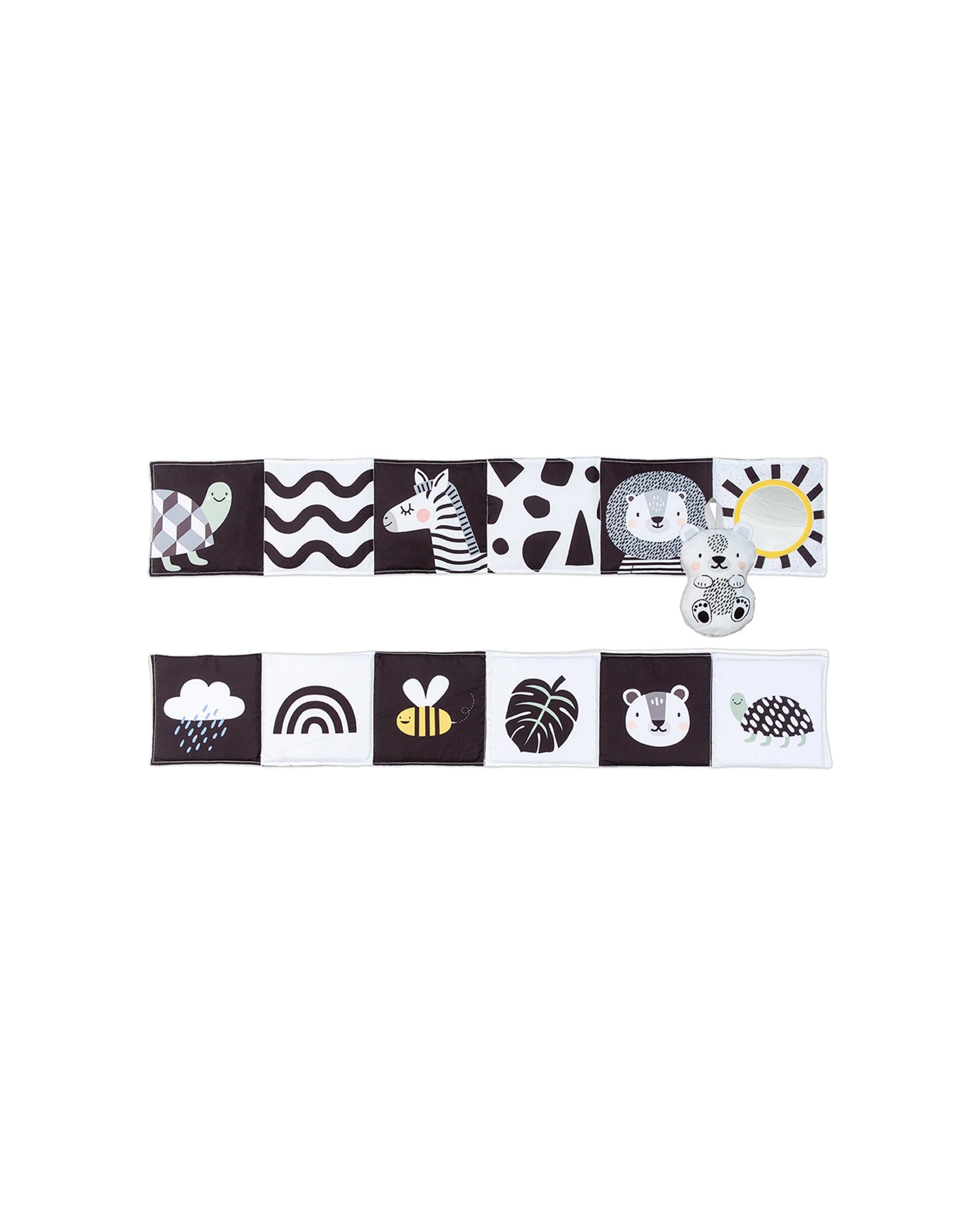 1 Taf Toys Savannah & White Educational Interactive Book Infant Baby Toy 0m+
 - Black, 1 of 6